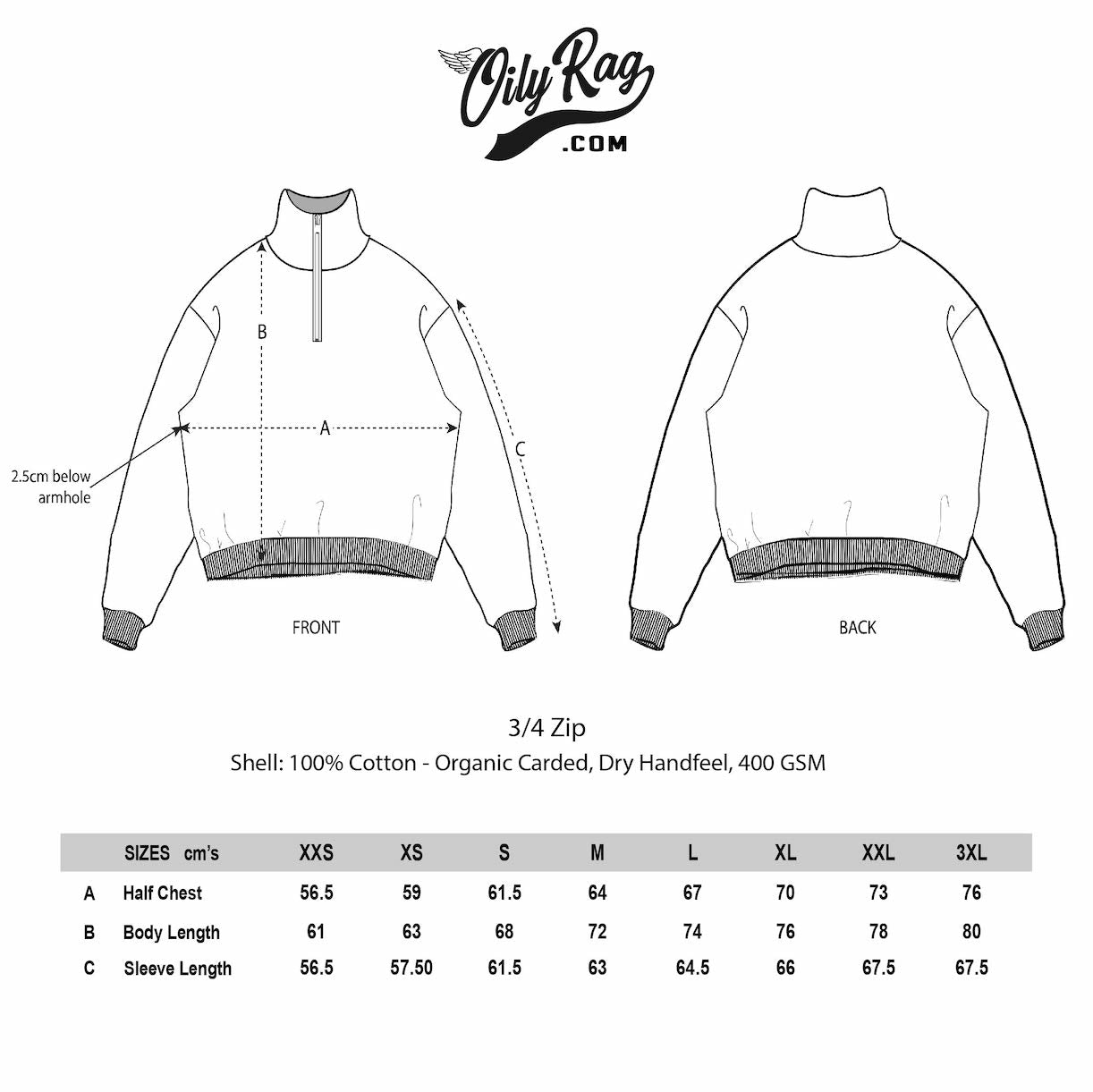 Flaming Skull 1/4 zip Sweatshirt - Aqua