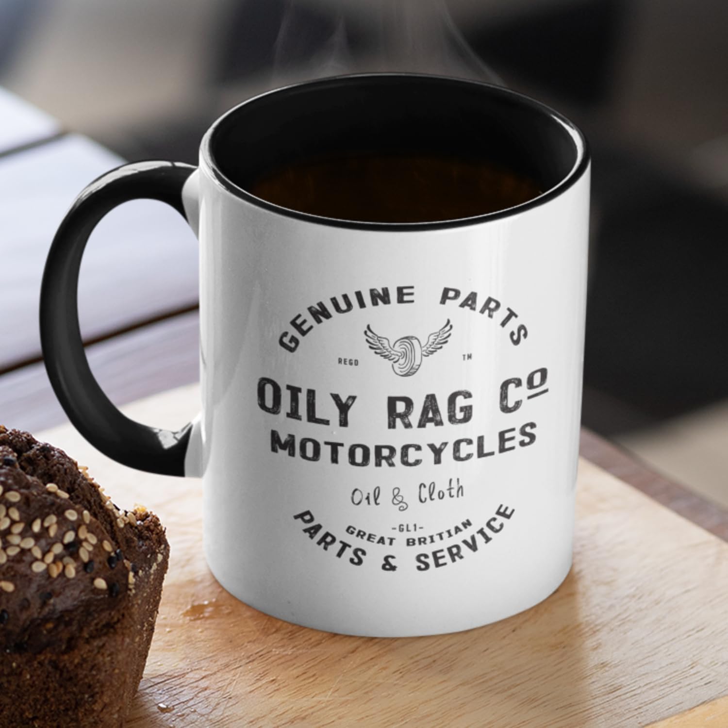 Oily Rag Co Parts n Service Mug + Free coaster