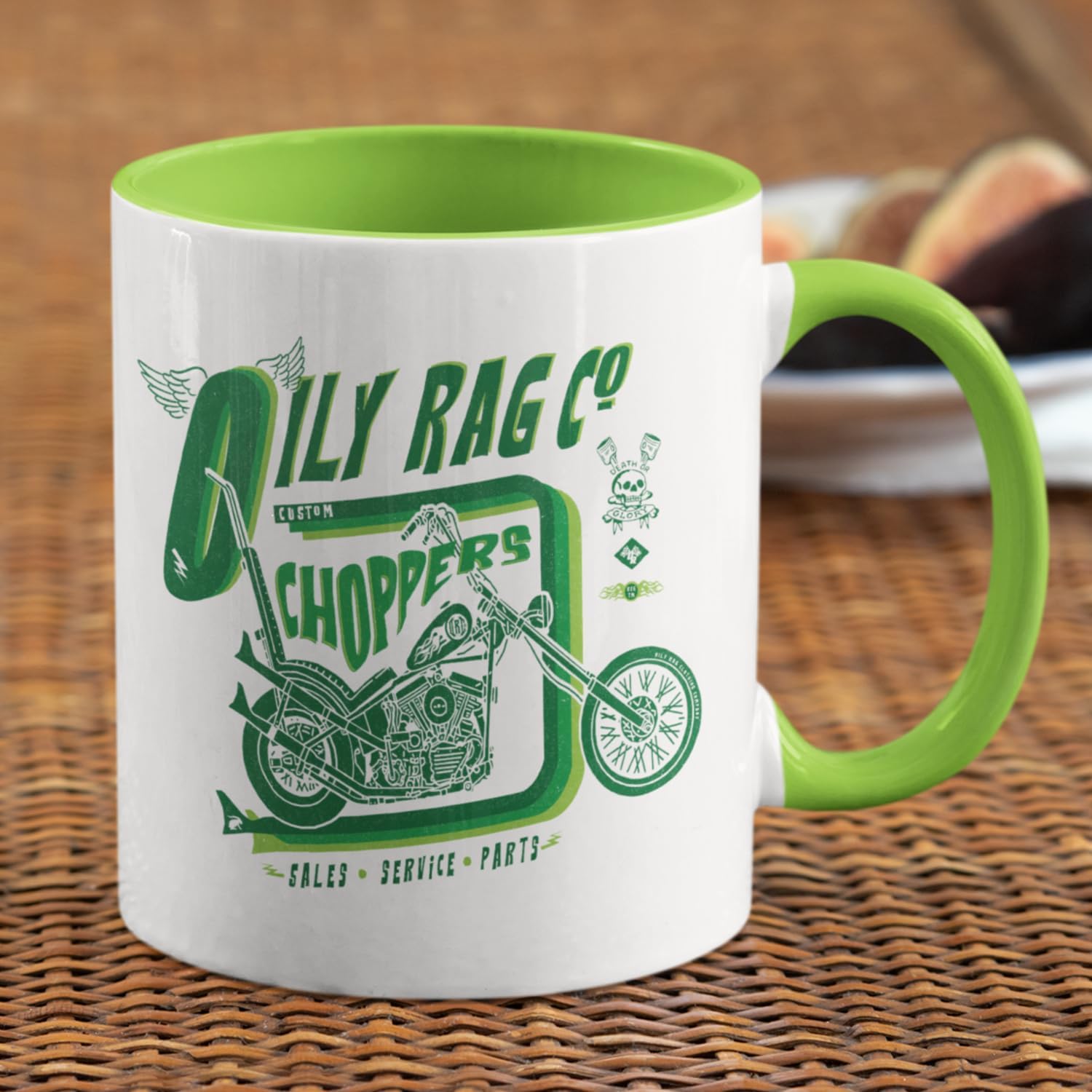 Oily Rag Choppers Coffe/Tea Mug + Free coaster