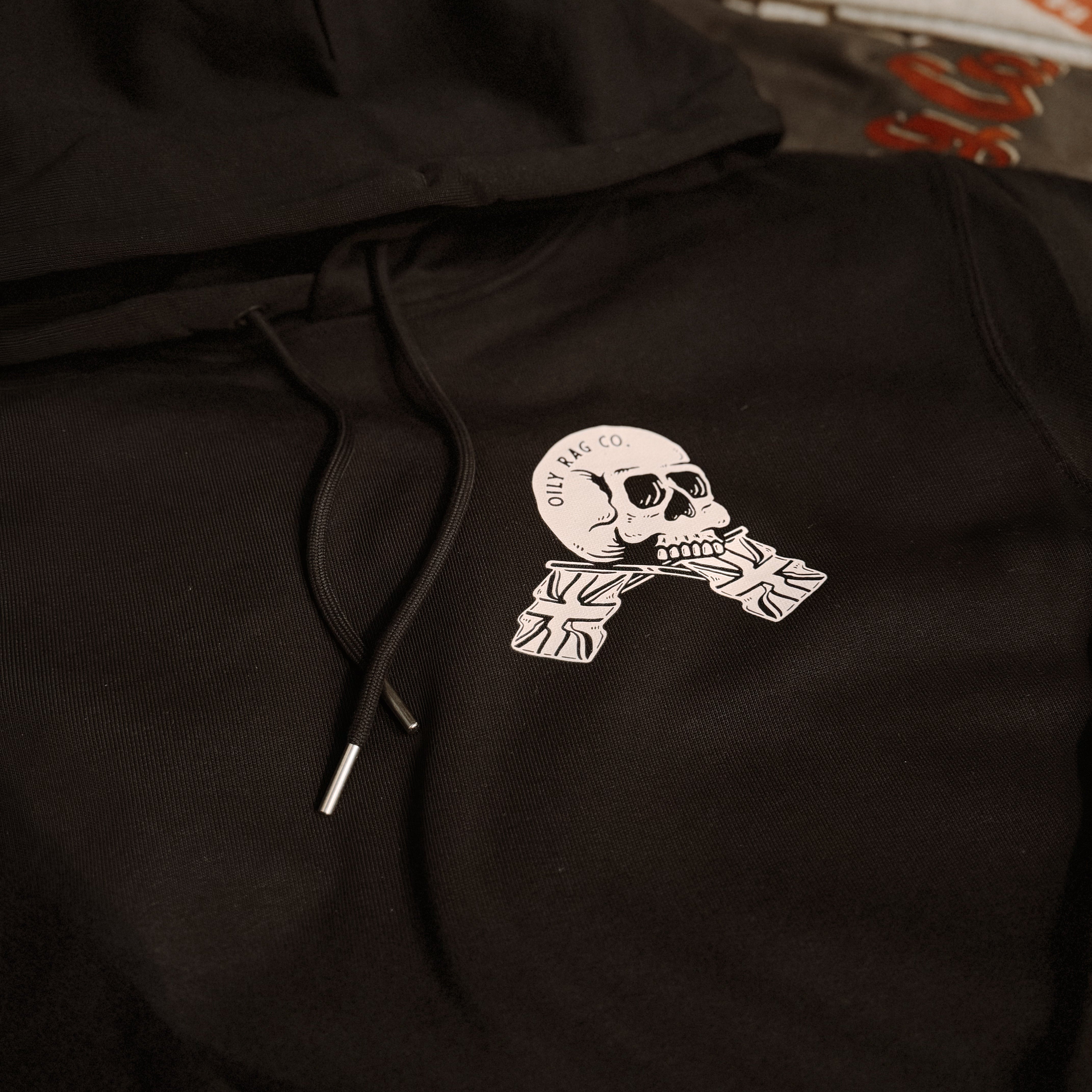 Old Blighty Pullover Hoodie - Black