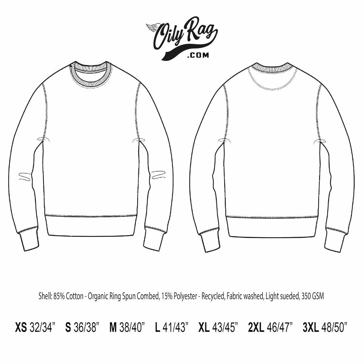 Moto Tiger Crew Neck Sweatshirt - Unisex - Dark Slate Blue