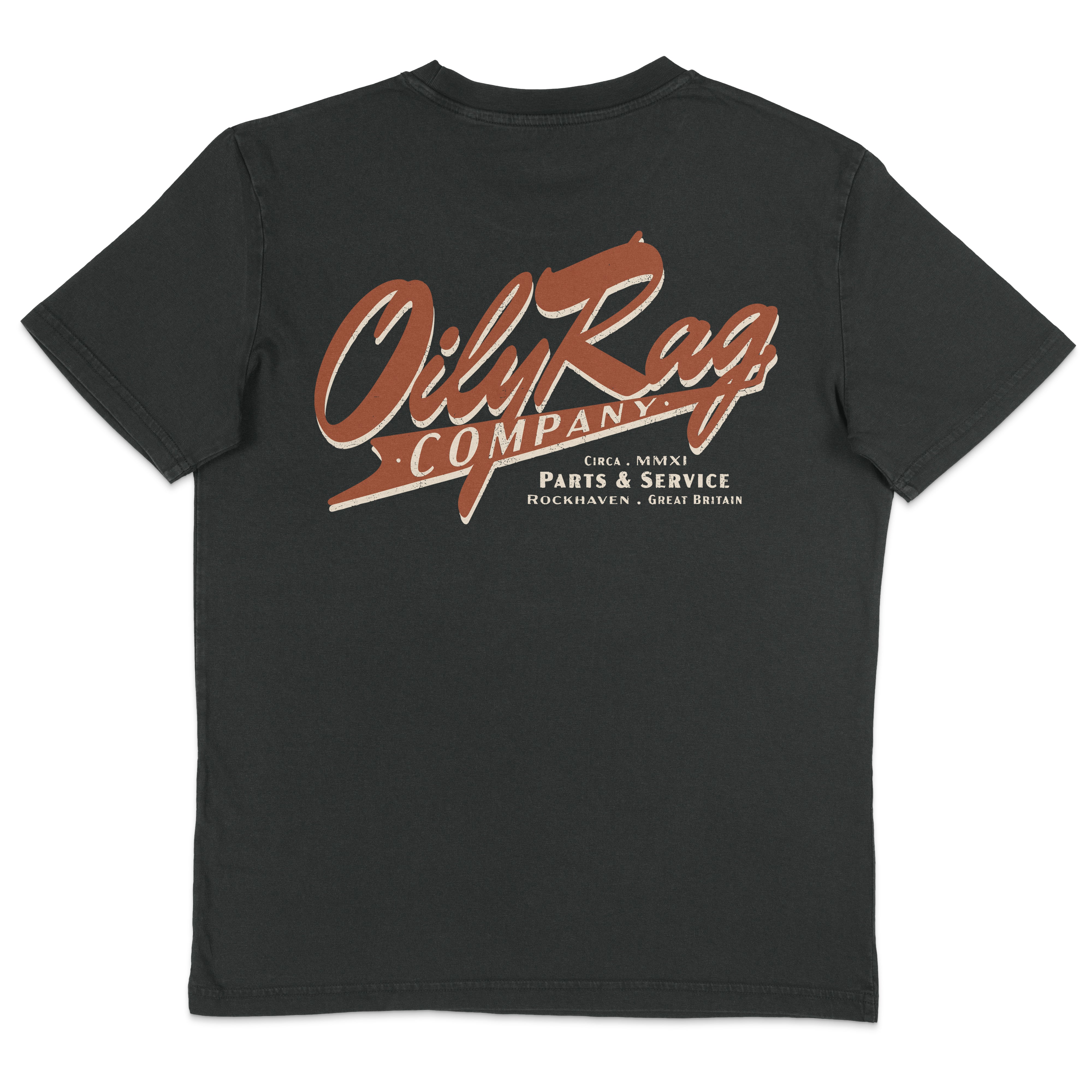 Service Script Vintage T-Shirt - Black