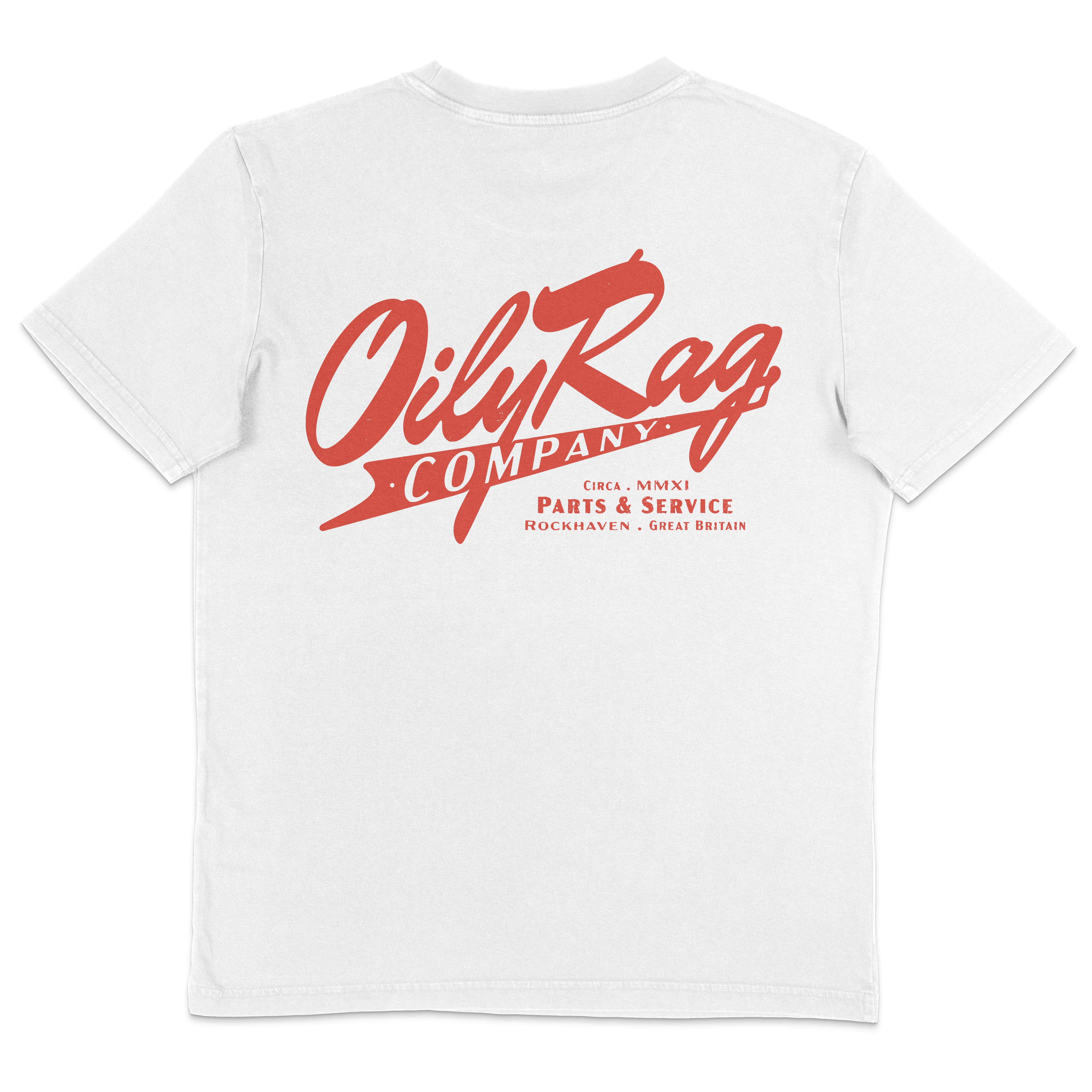 Service Script T-Shirt - White