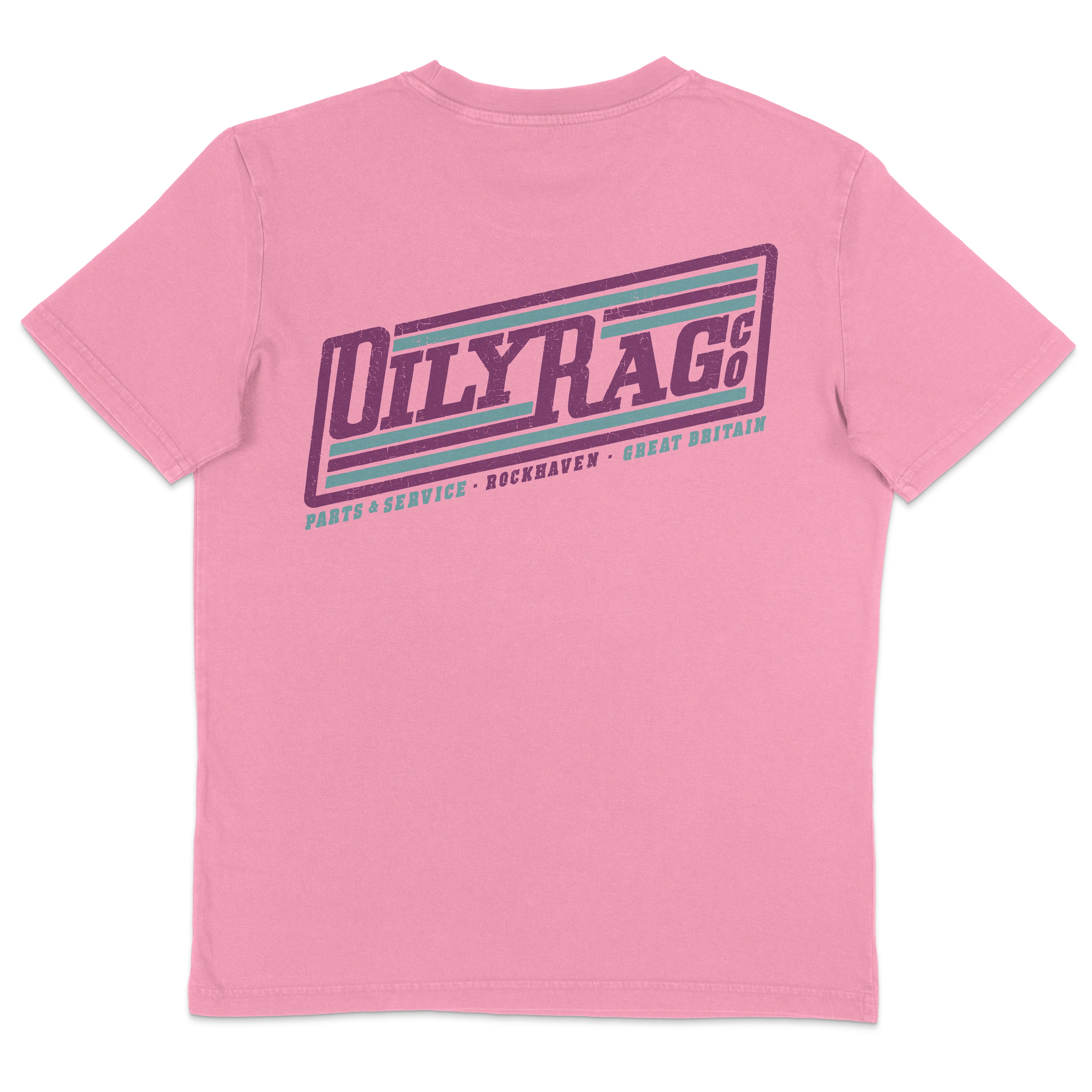 Retro Box T-Shirt – Vintage Pink