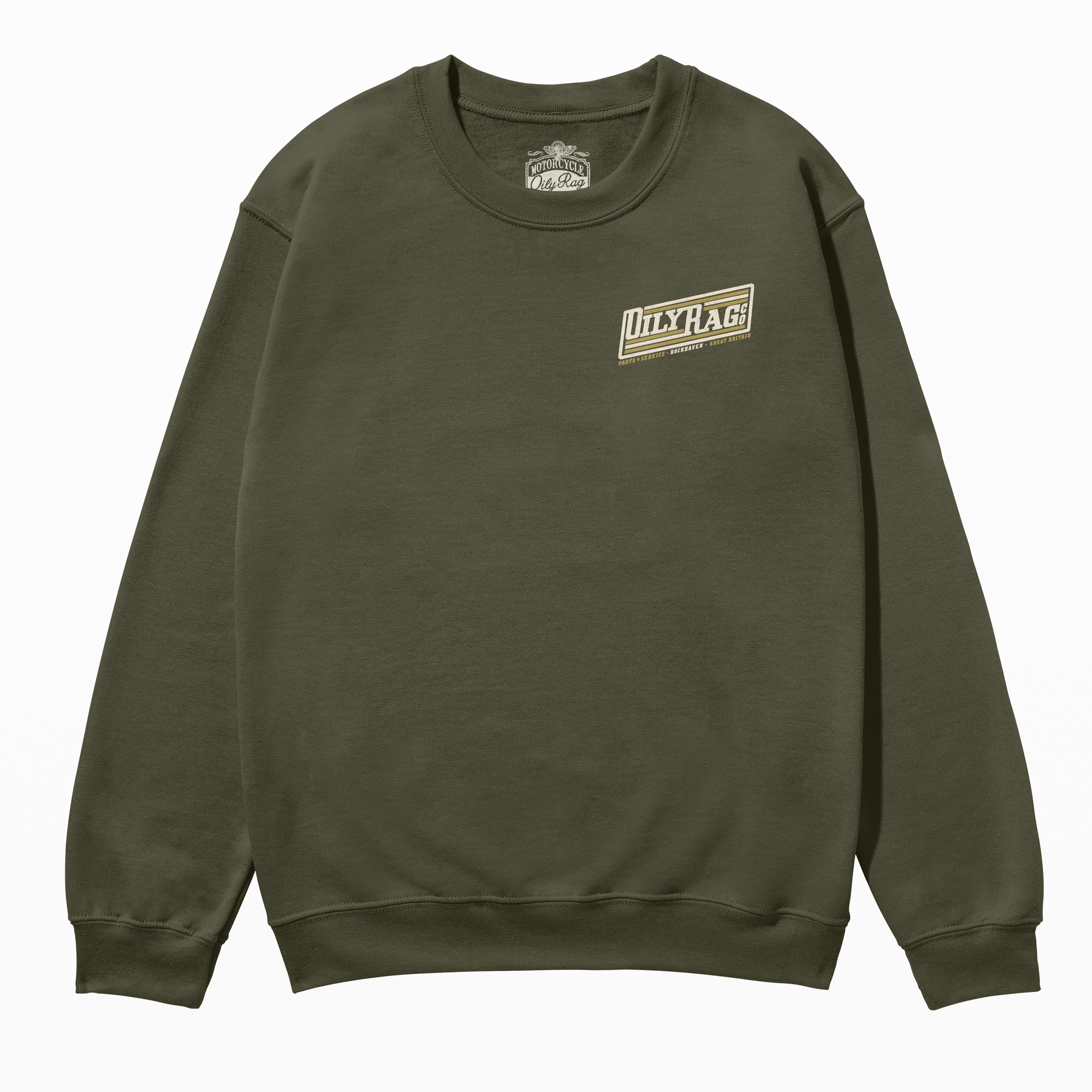 Retro Box Sweatshirt - Vitange Khaki
