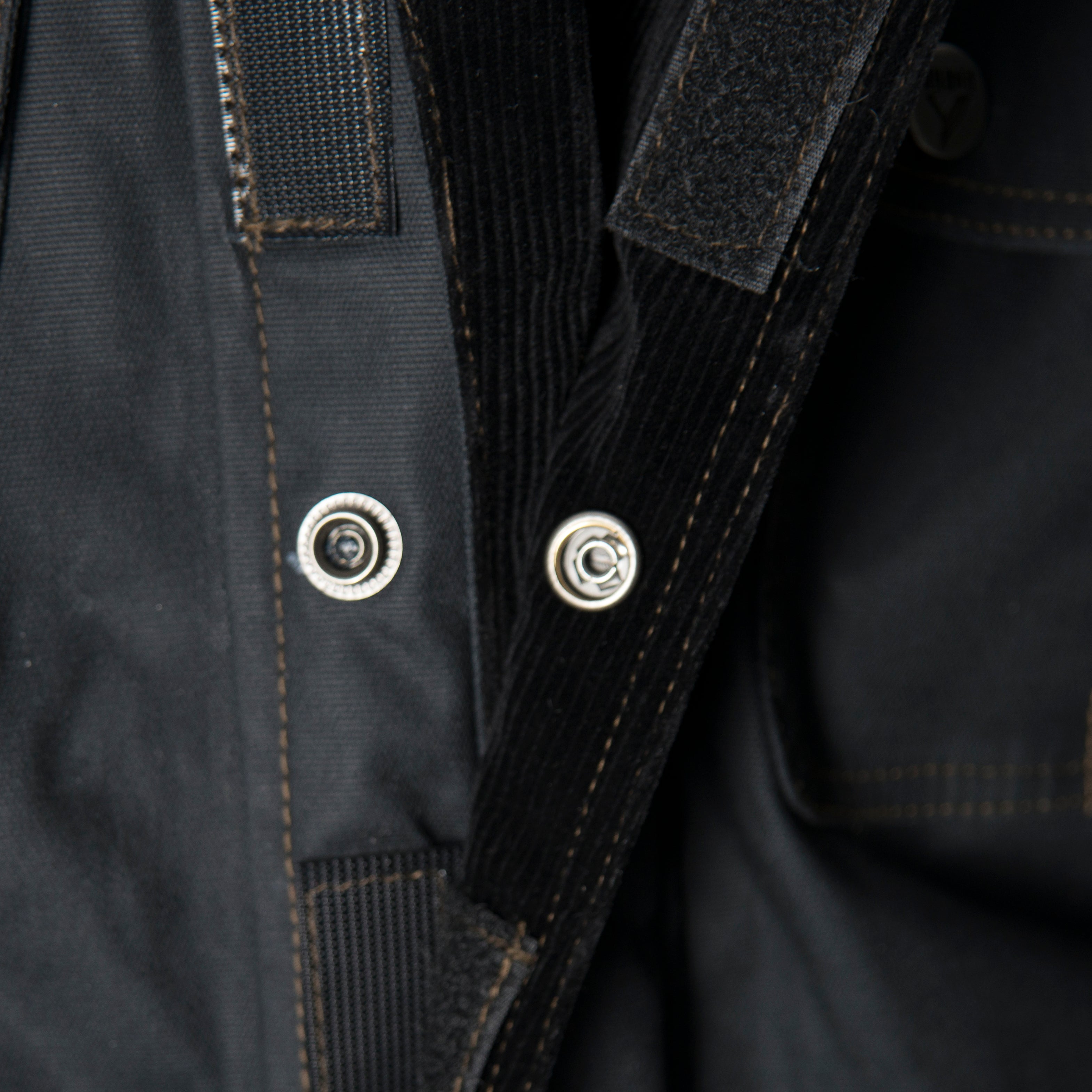 ByCity Mens Belfast Black Waxed Cotton Jacket