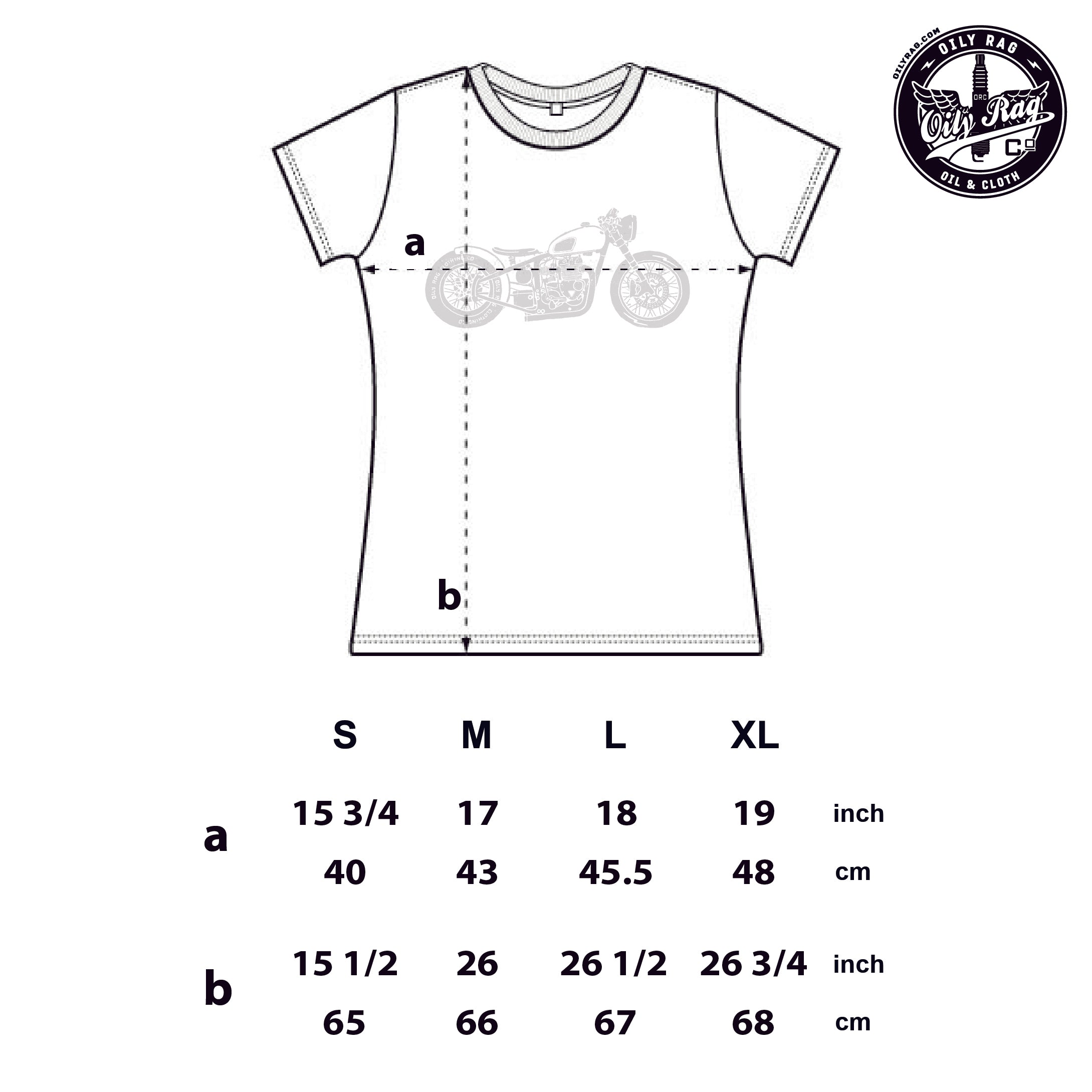 Motorcycle Bobber T-shirt - Pink