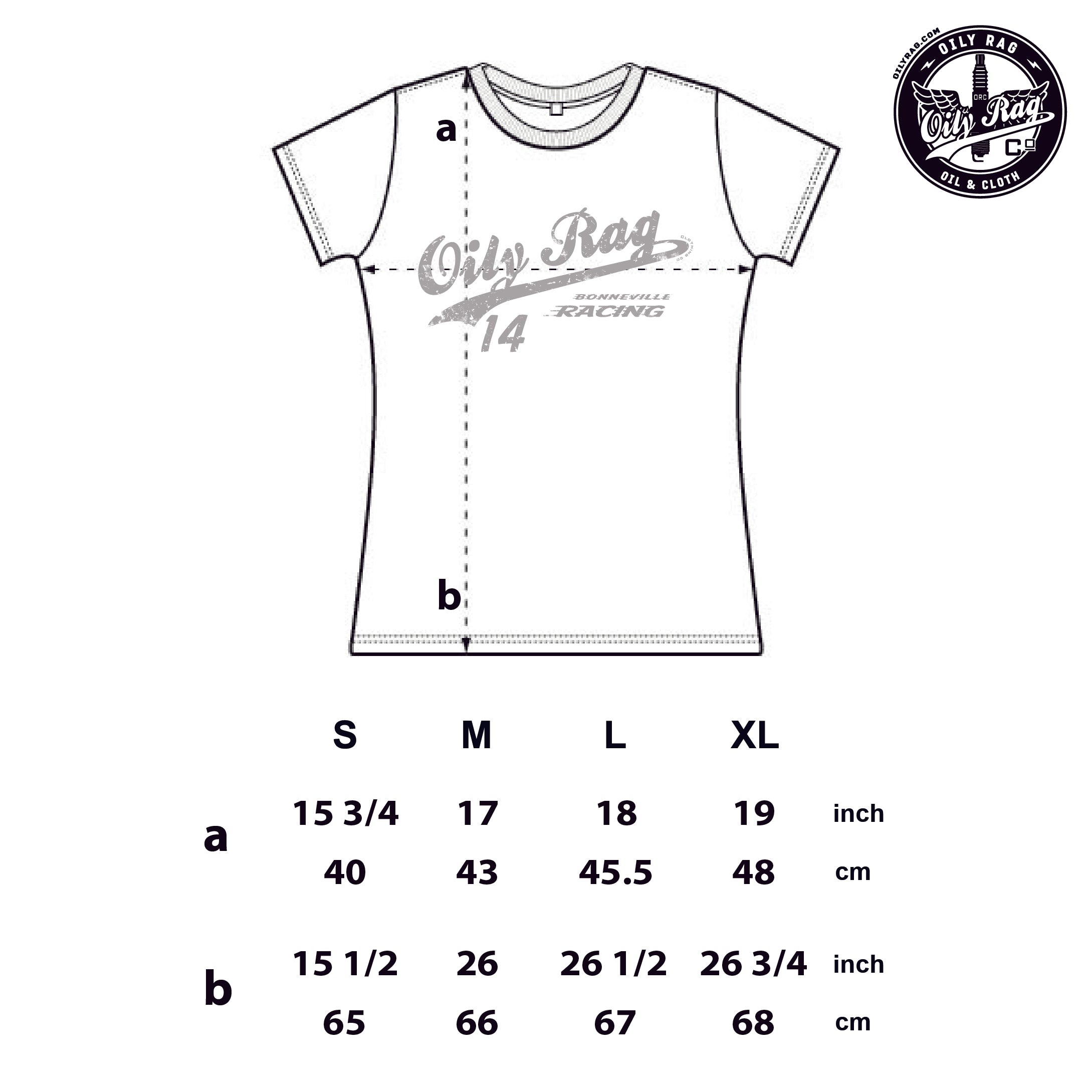 Bonneville Racing T-shirt - Back Print - Charcoal