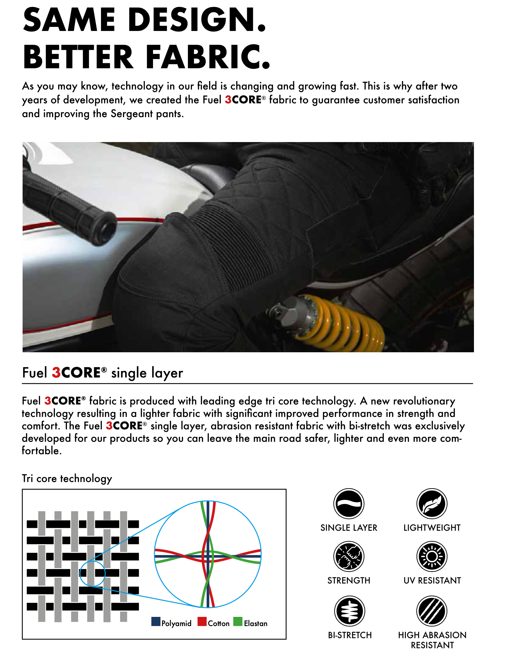 Fuel Sergeant 2 Trousers - Black