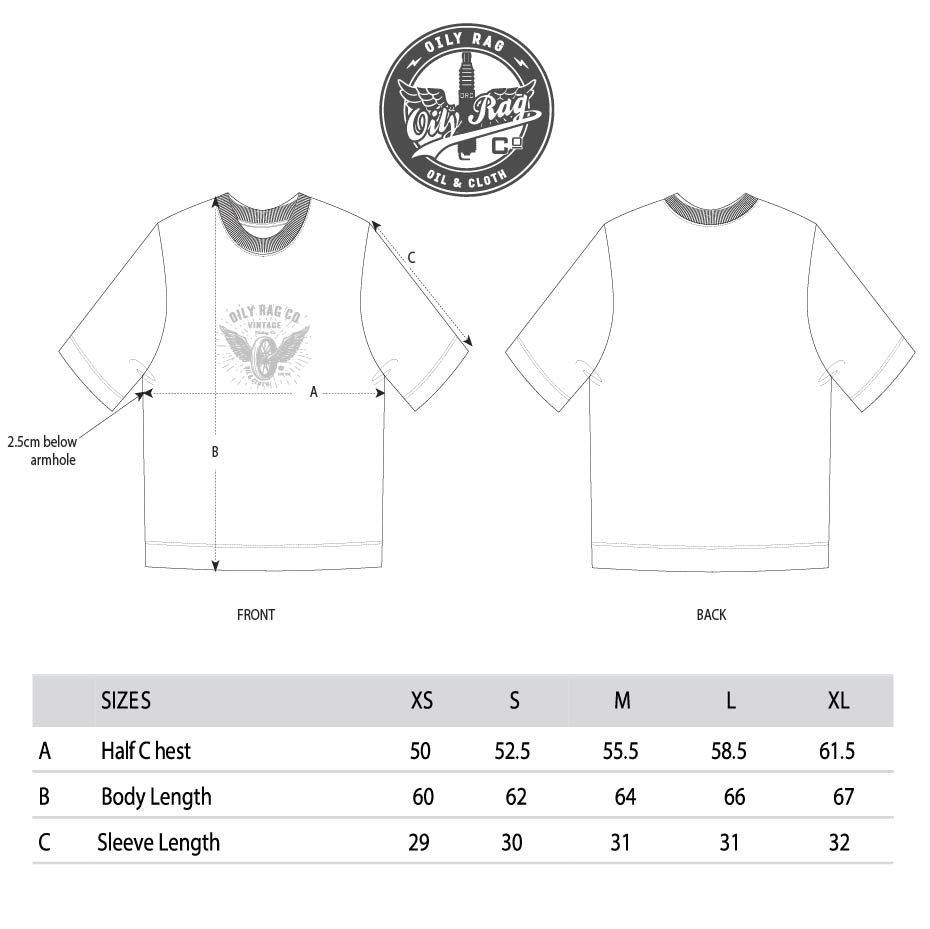 Ladies Top - Winged Wheel - Pale Pine Green