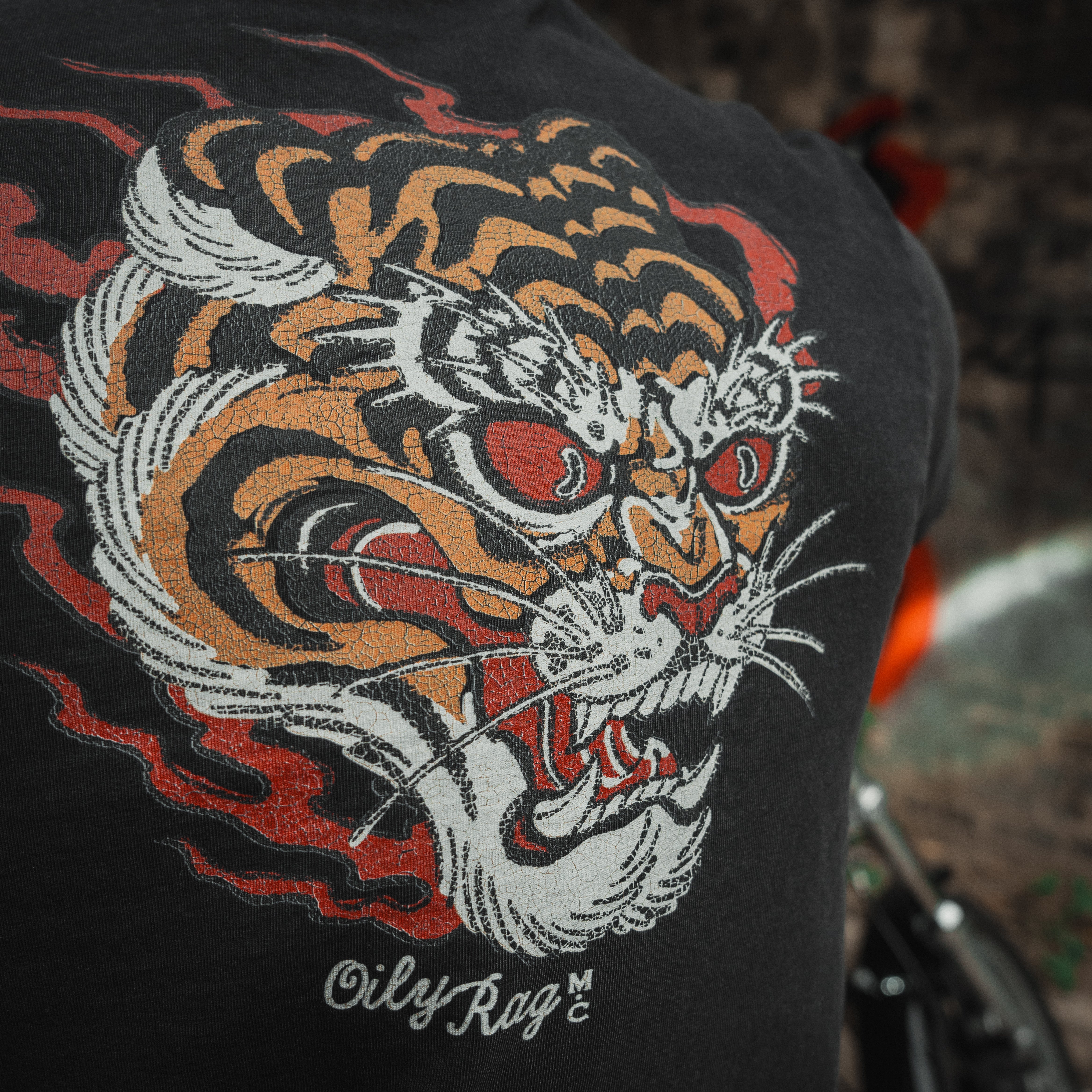 Flame & Fury T-Shirt - Vintage Black