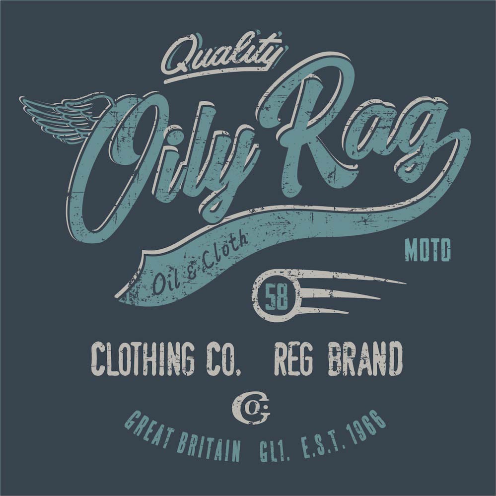 Oily Rag Co Mens Branded Leather Belt - Brown Leather