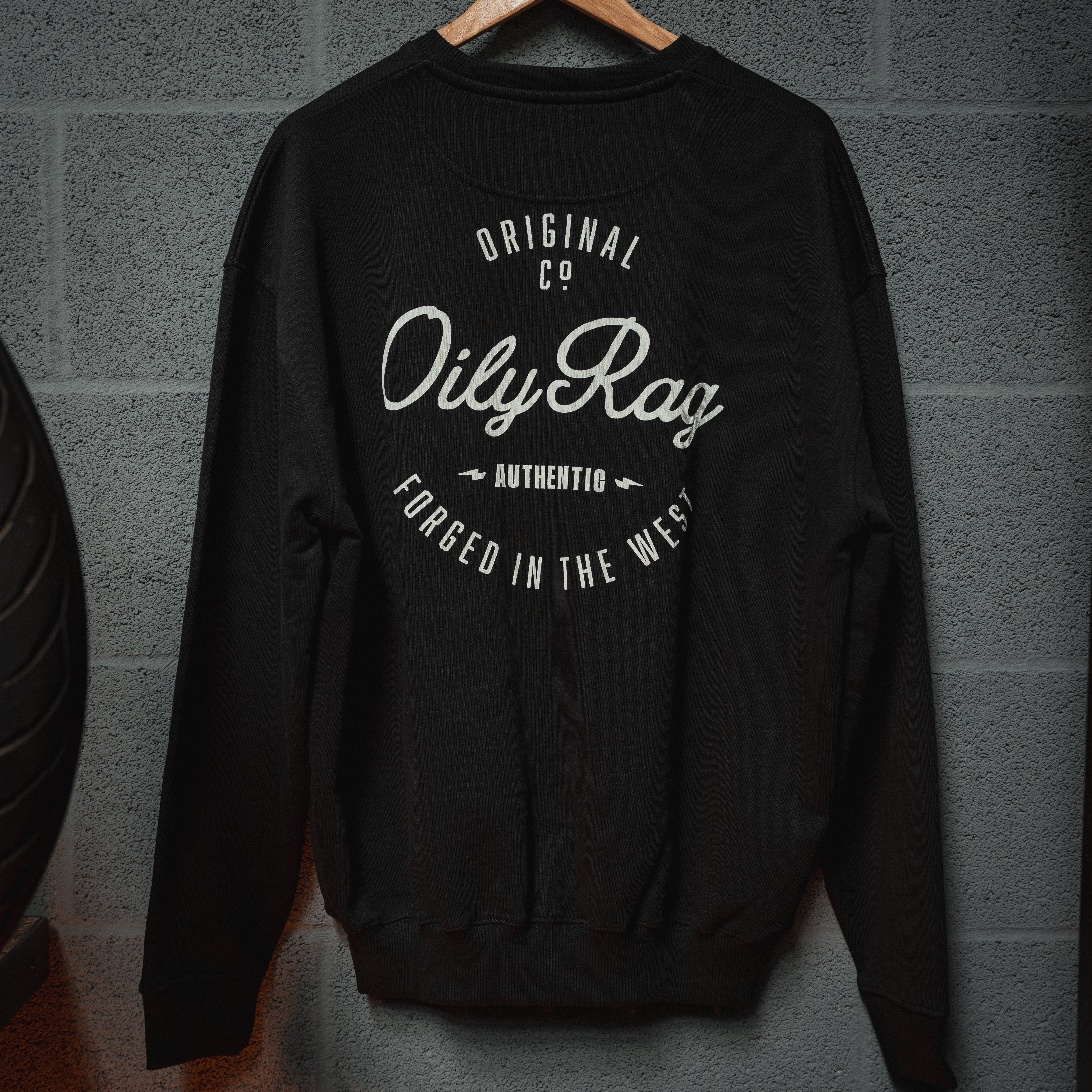 Script Sweatshirt - Black