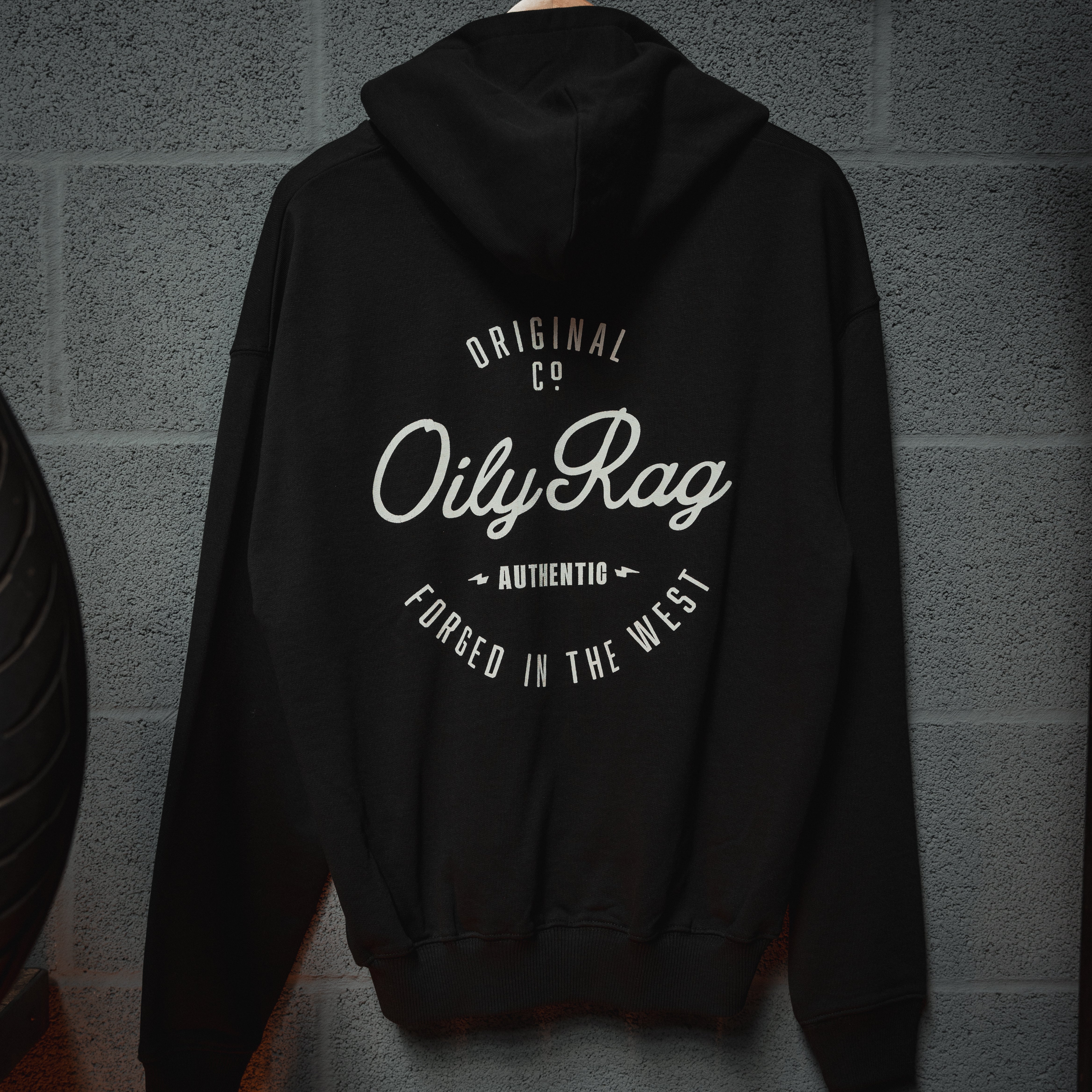 Script Hoodie - Black