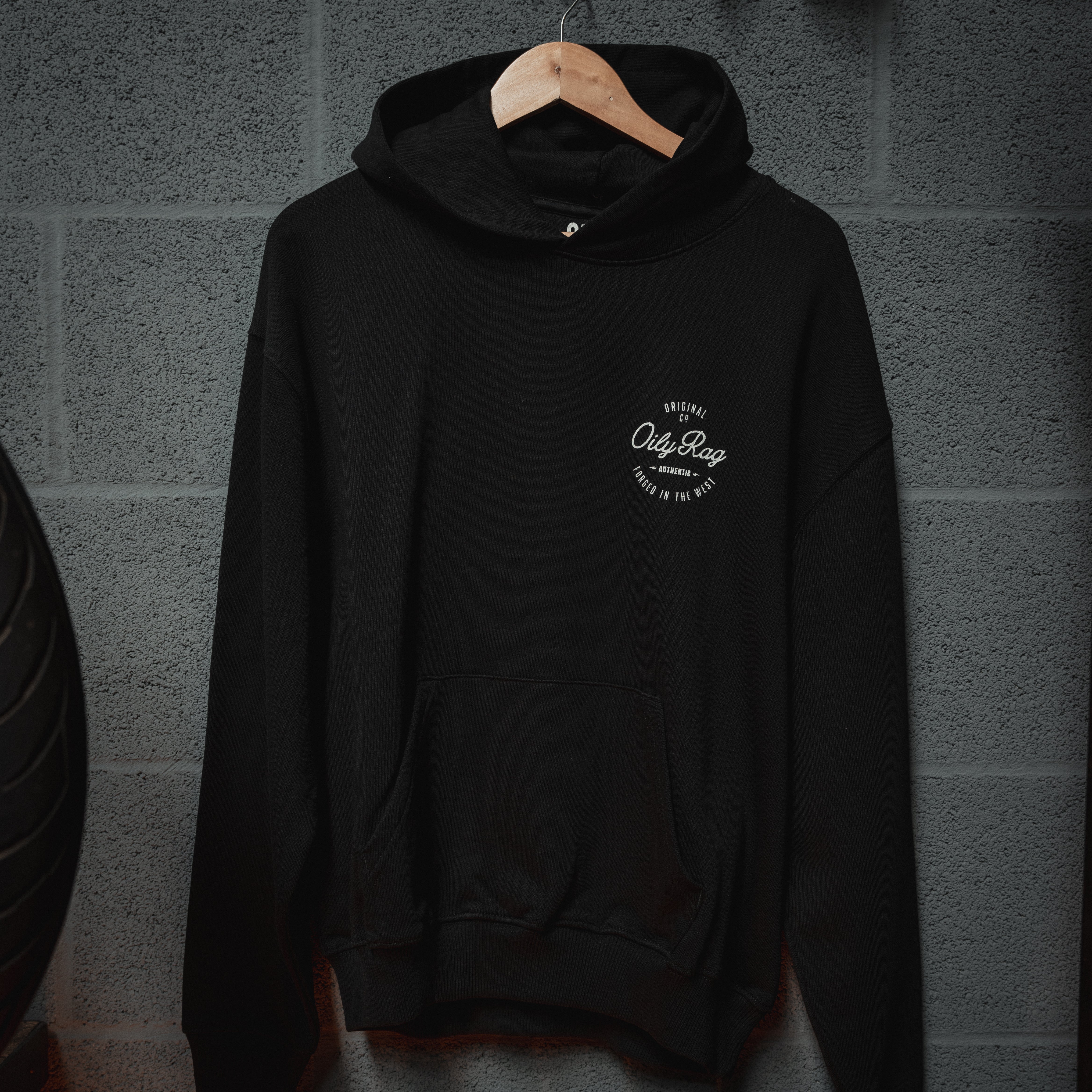 Script Hoodie - Black