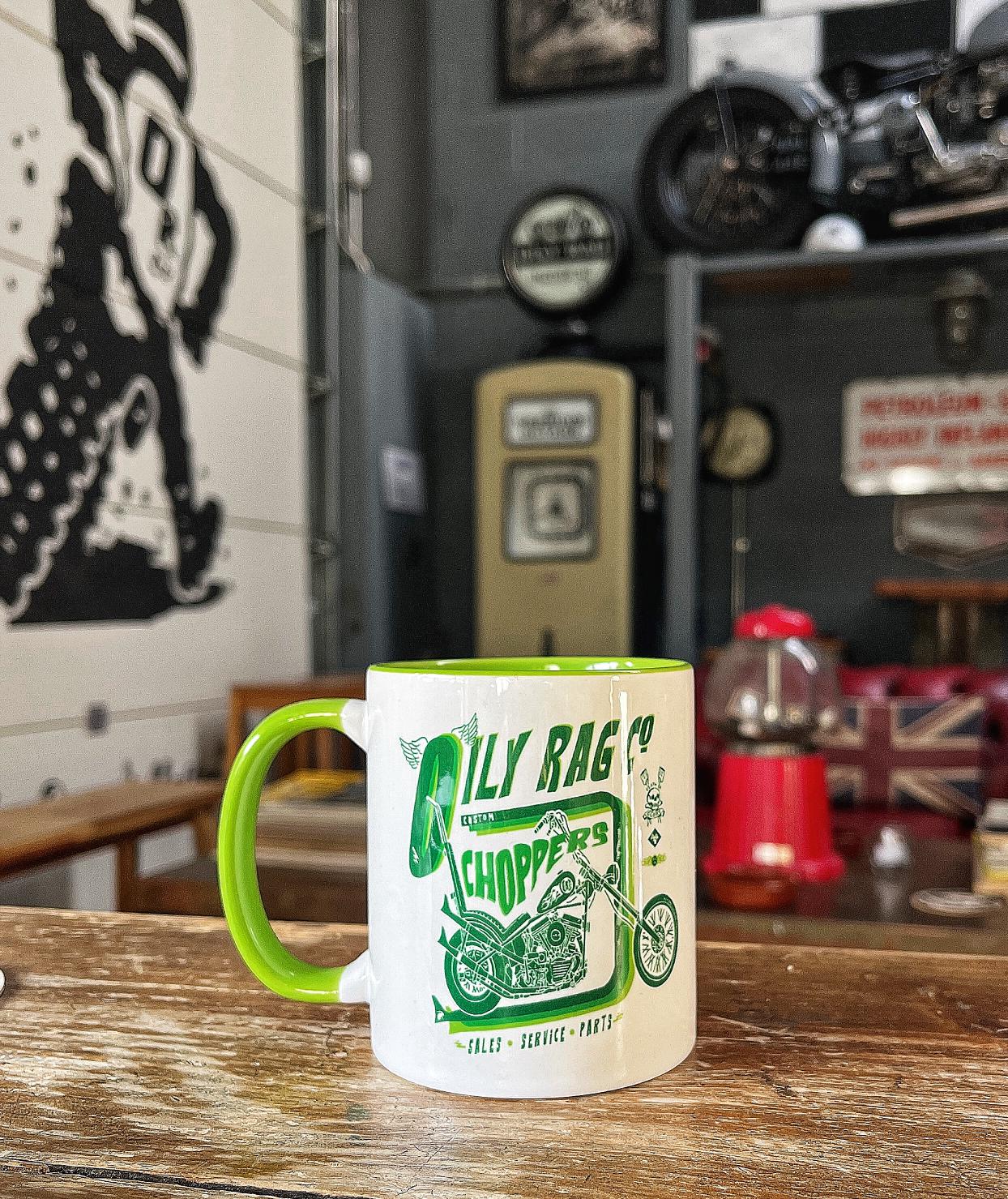 Chopper Motorcycle T-shirt - Urban Style collection - Dusky white