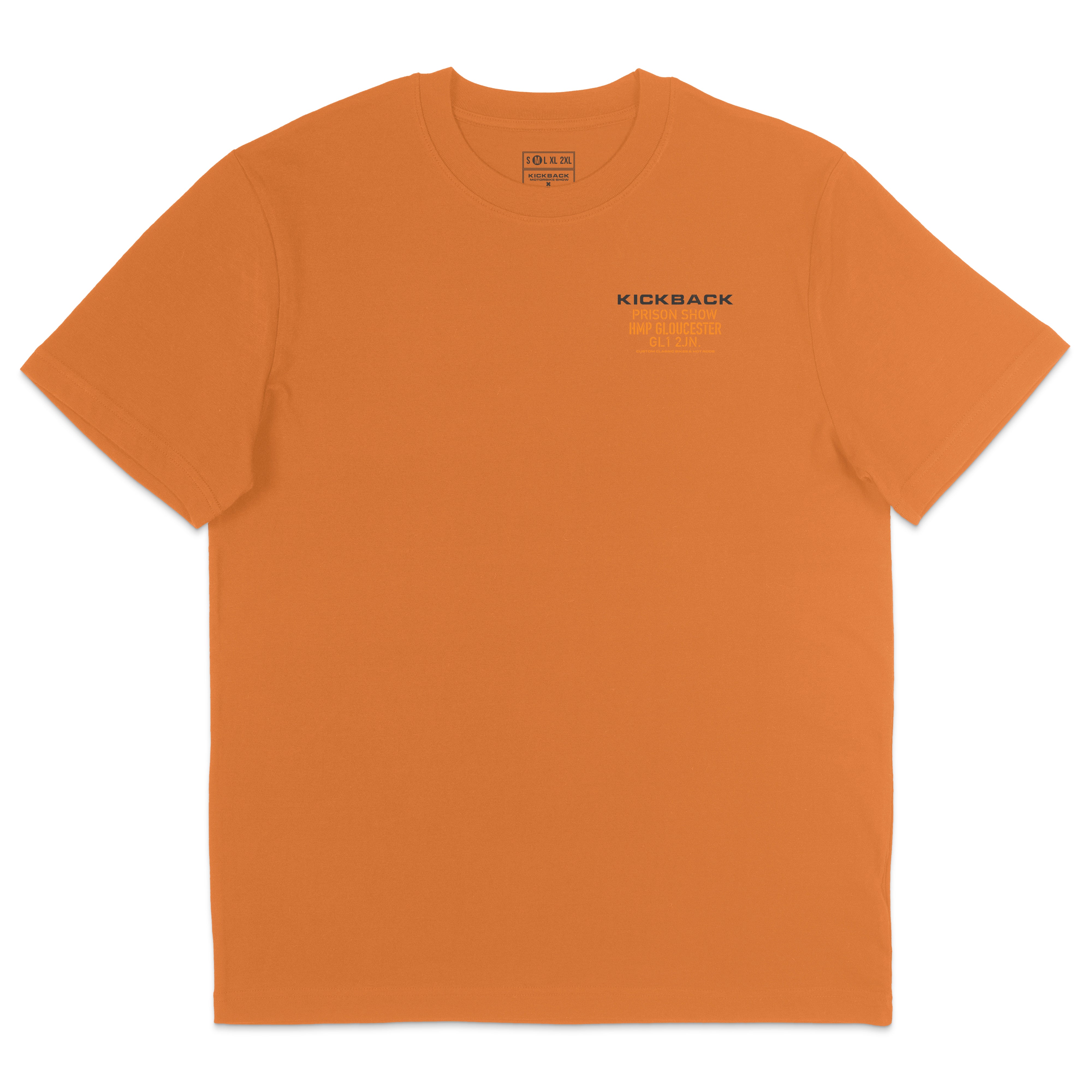 Kickback Prison T-shirt - Orange