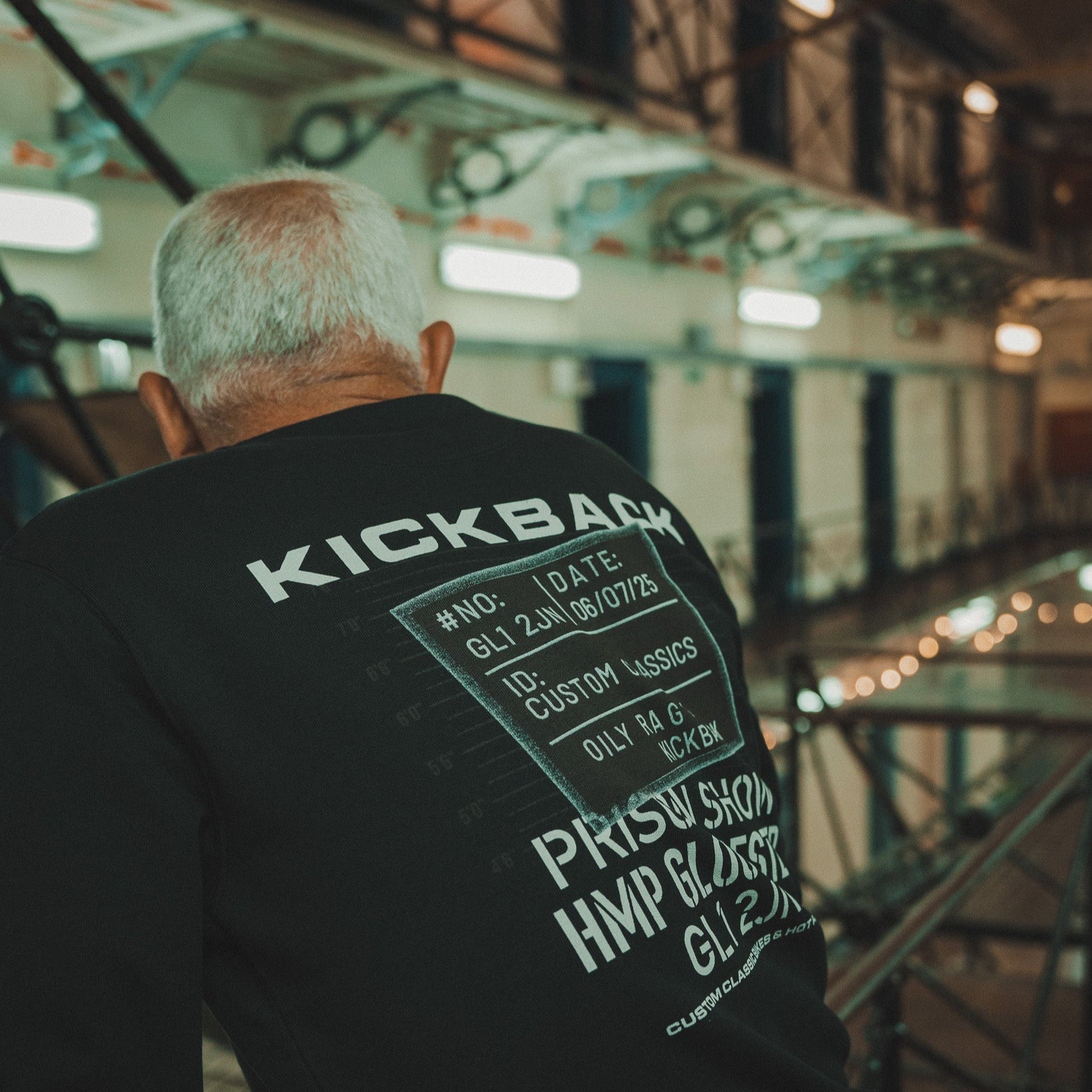 Kickback Prison Sweatshirt - Black