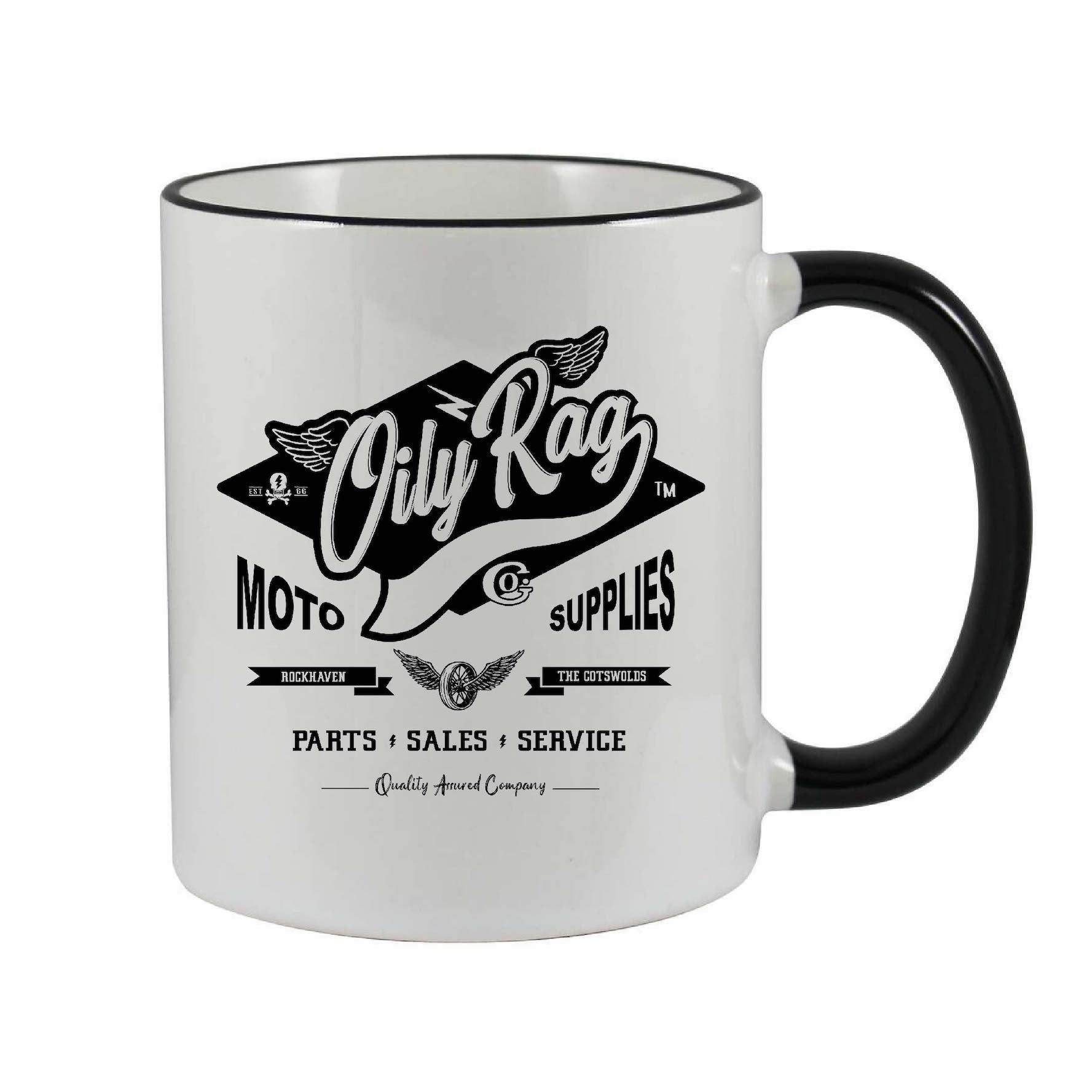Oily Rag Co Moto Supplies Coffee/Tea Mug + Free coaster | Oily Rag Co
