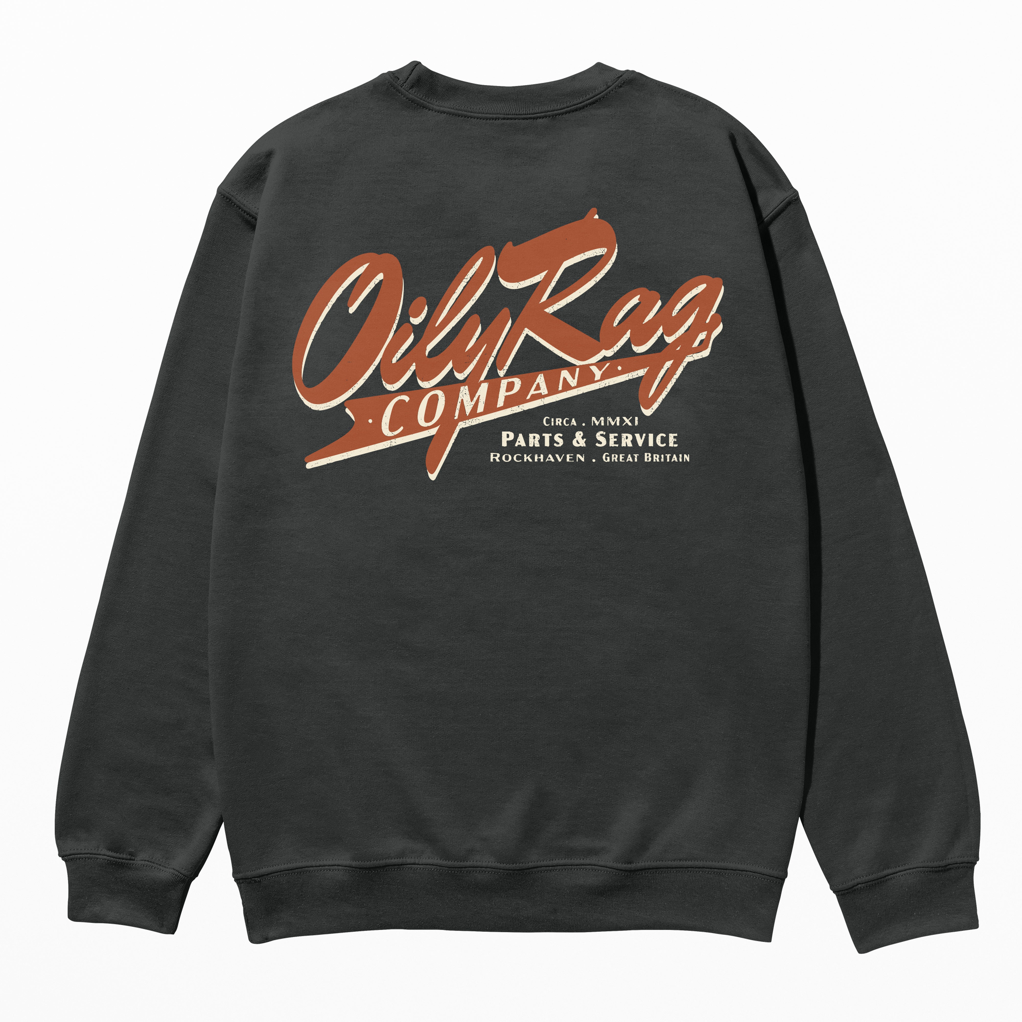 Service Script Sweatshirt - Vitange Black
