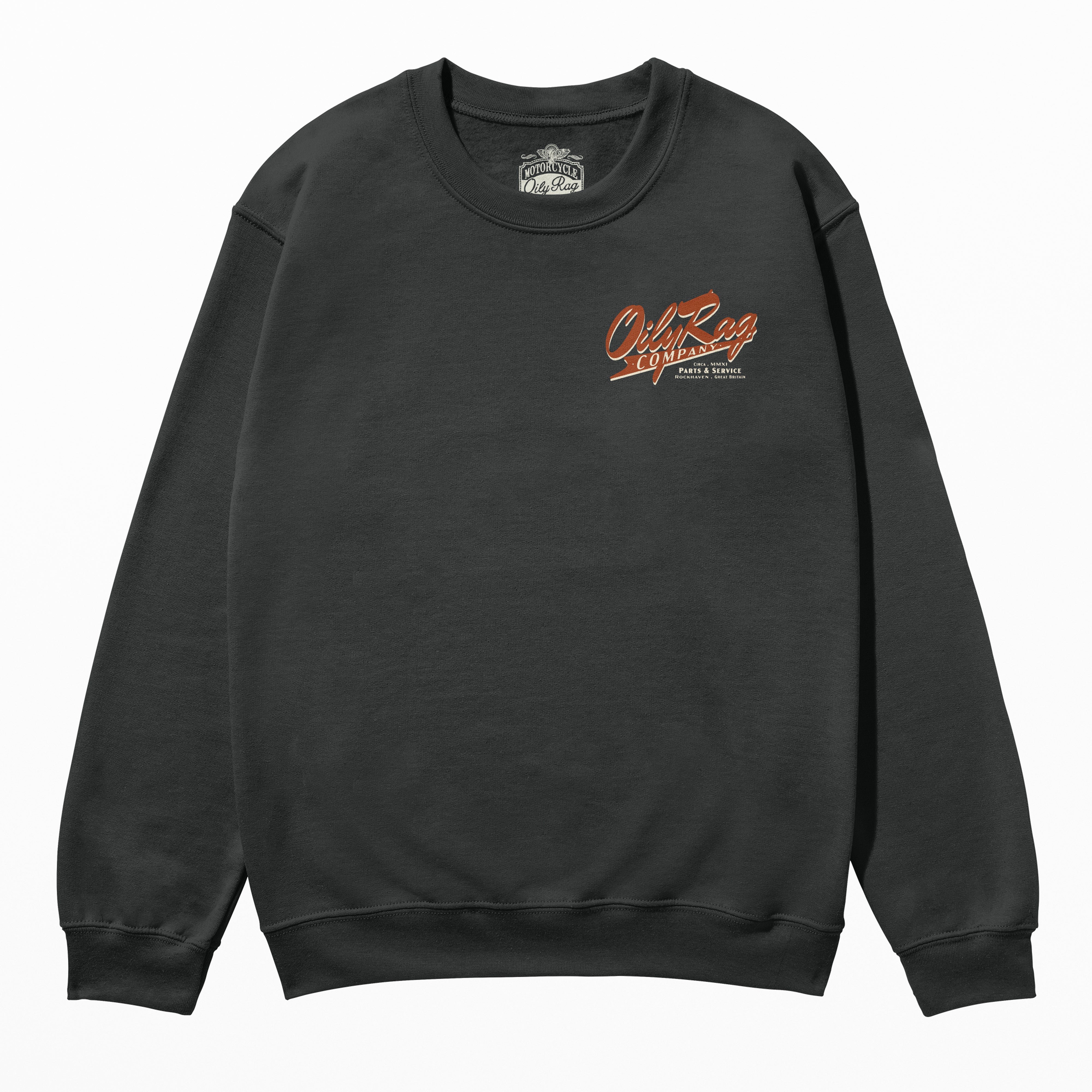 Service Script Sweatshirt - Vitange Black