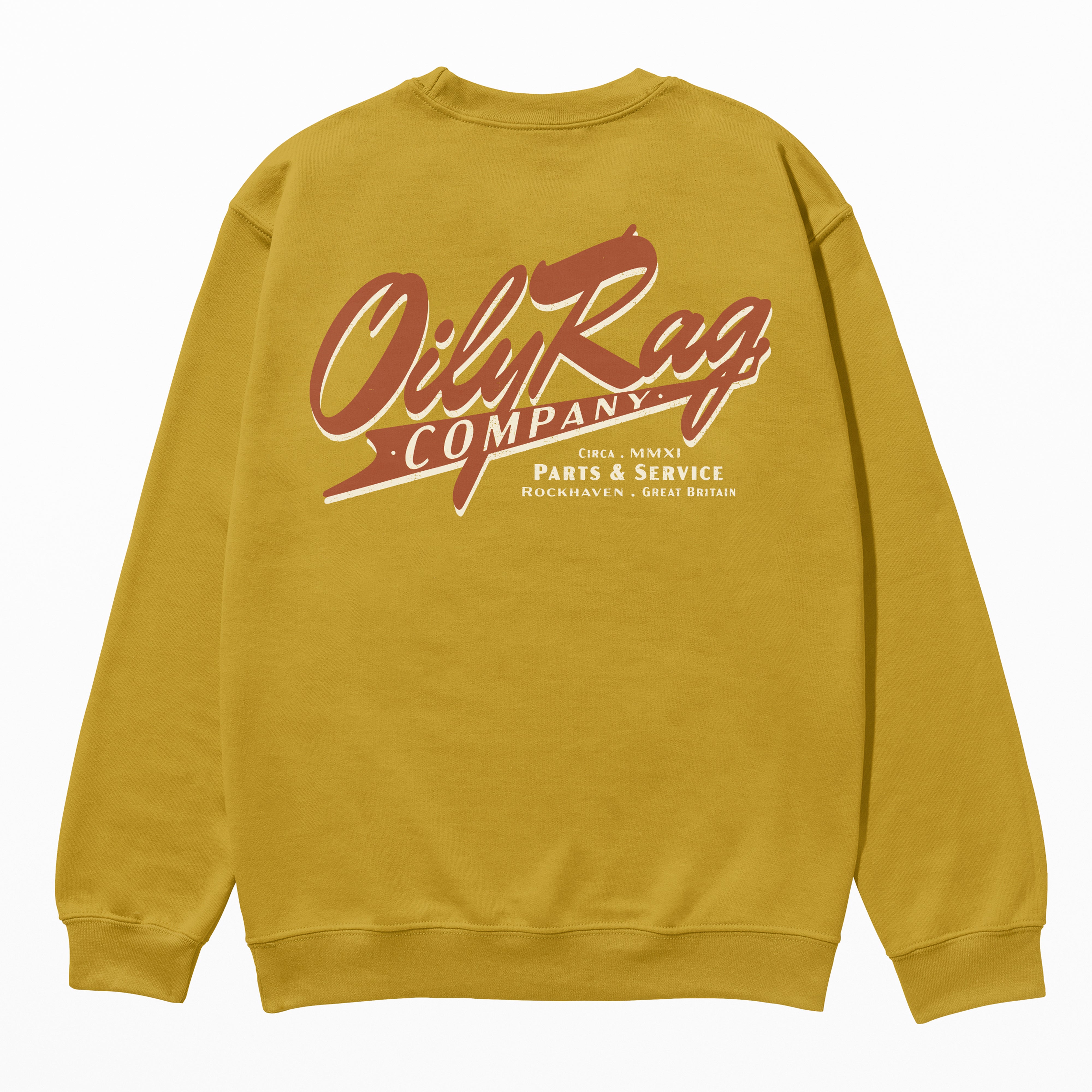 Service Script Sweatshirt - Vitange Gold