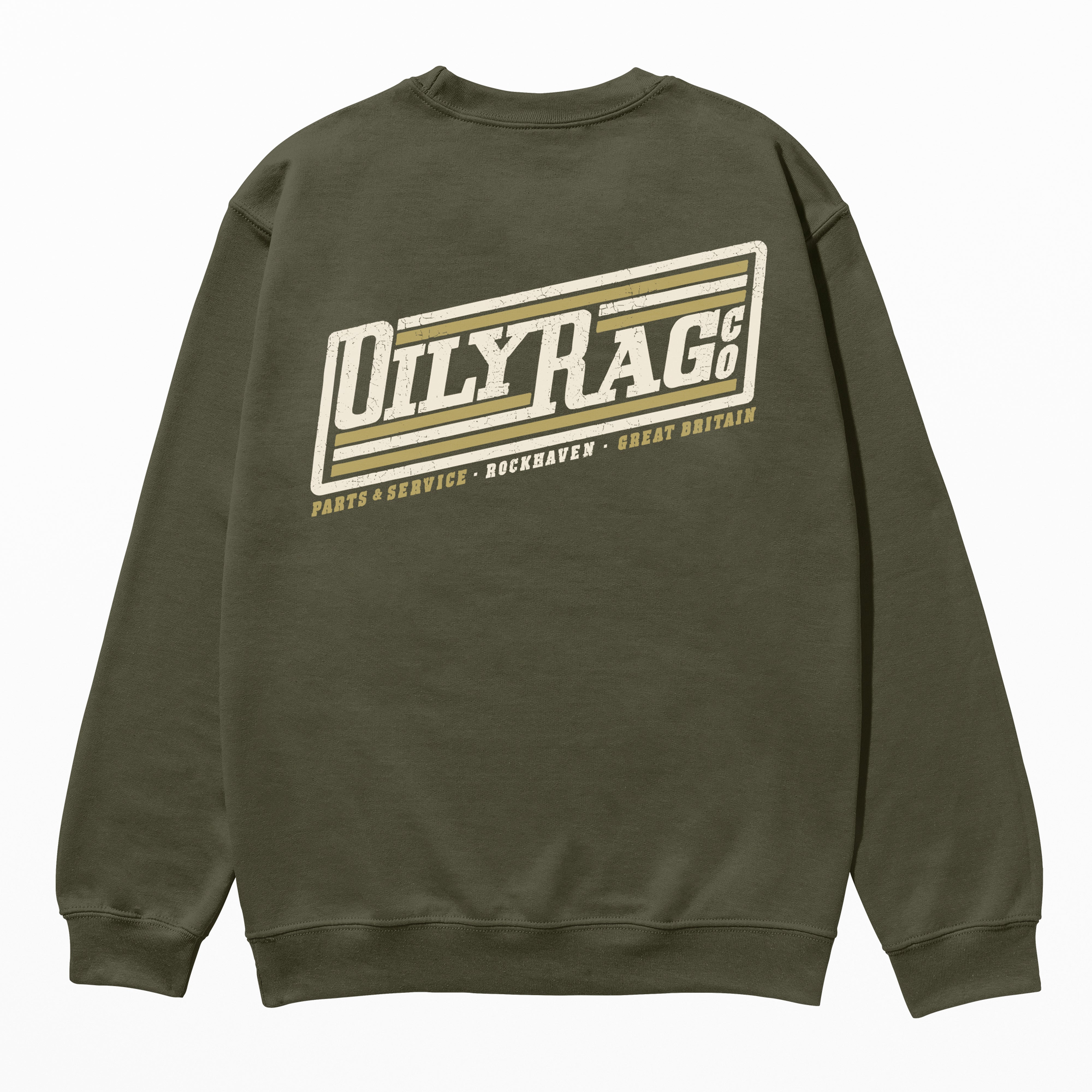 Retro Box Sweatshirt - Vitange Khaki