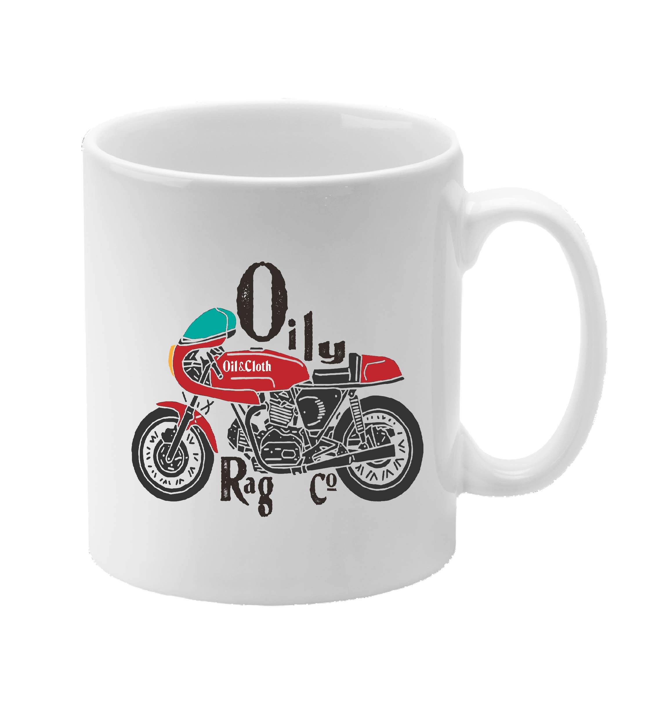 Motorcycle Mug + Free coaster | Oily Rag Co