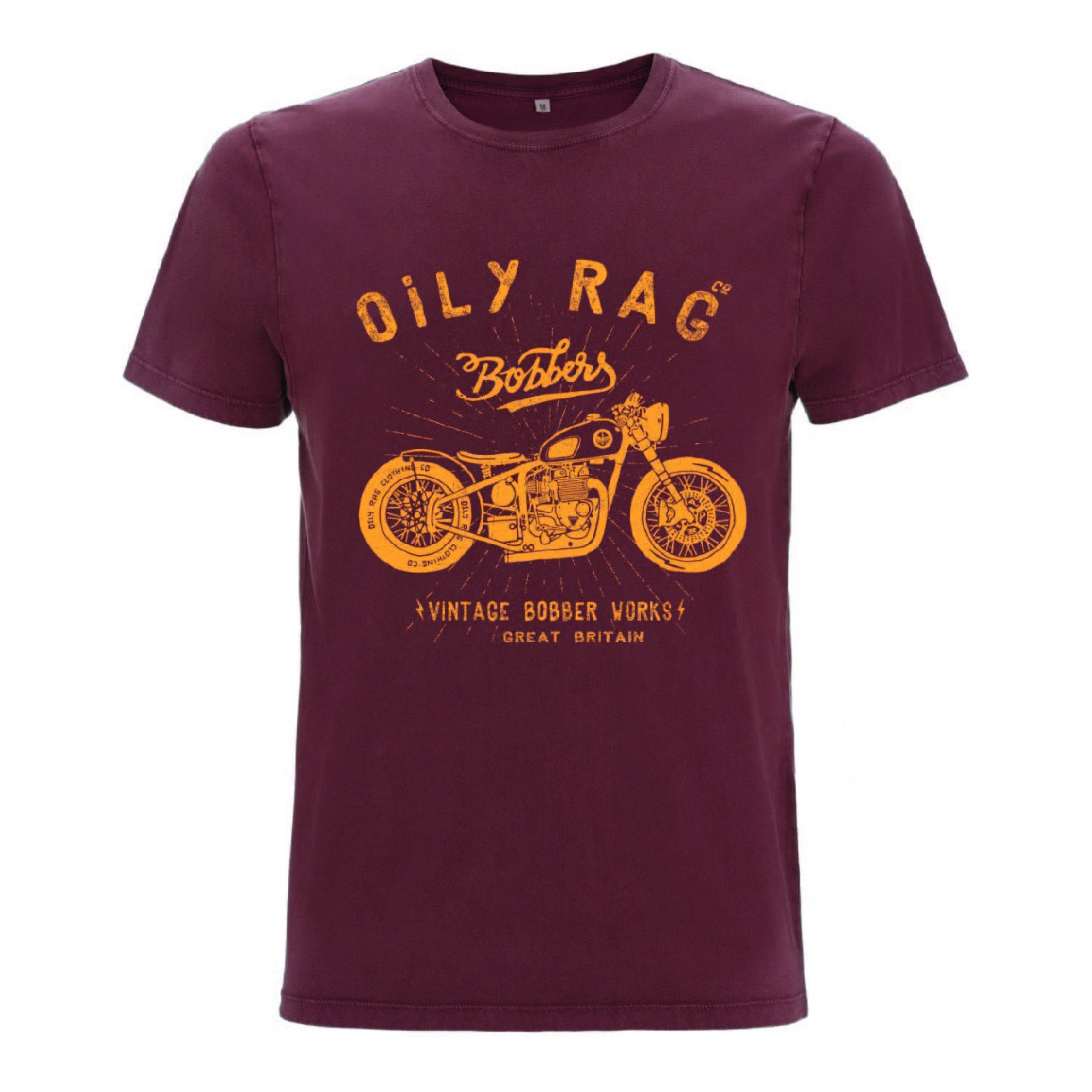 Bobber Works Tee - 3 Colour options | Oily Rag Co