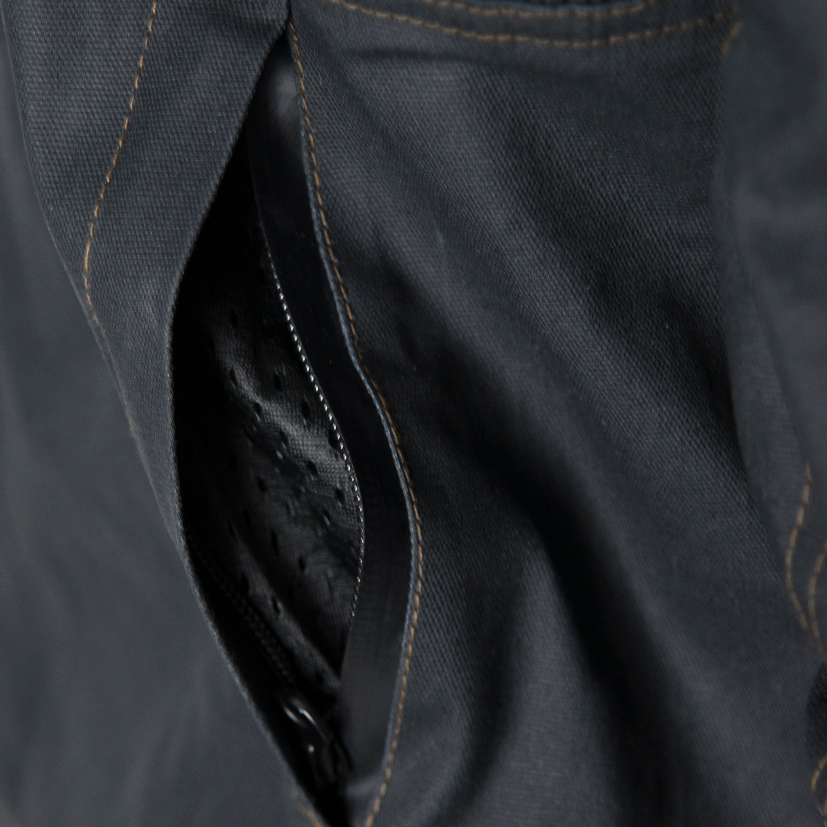 ByCity Mens Belfast Black Waxed Cotton Jacket