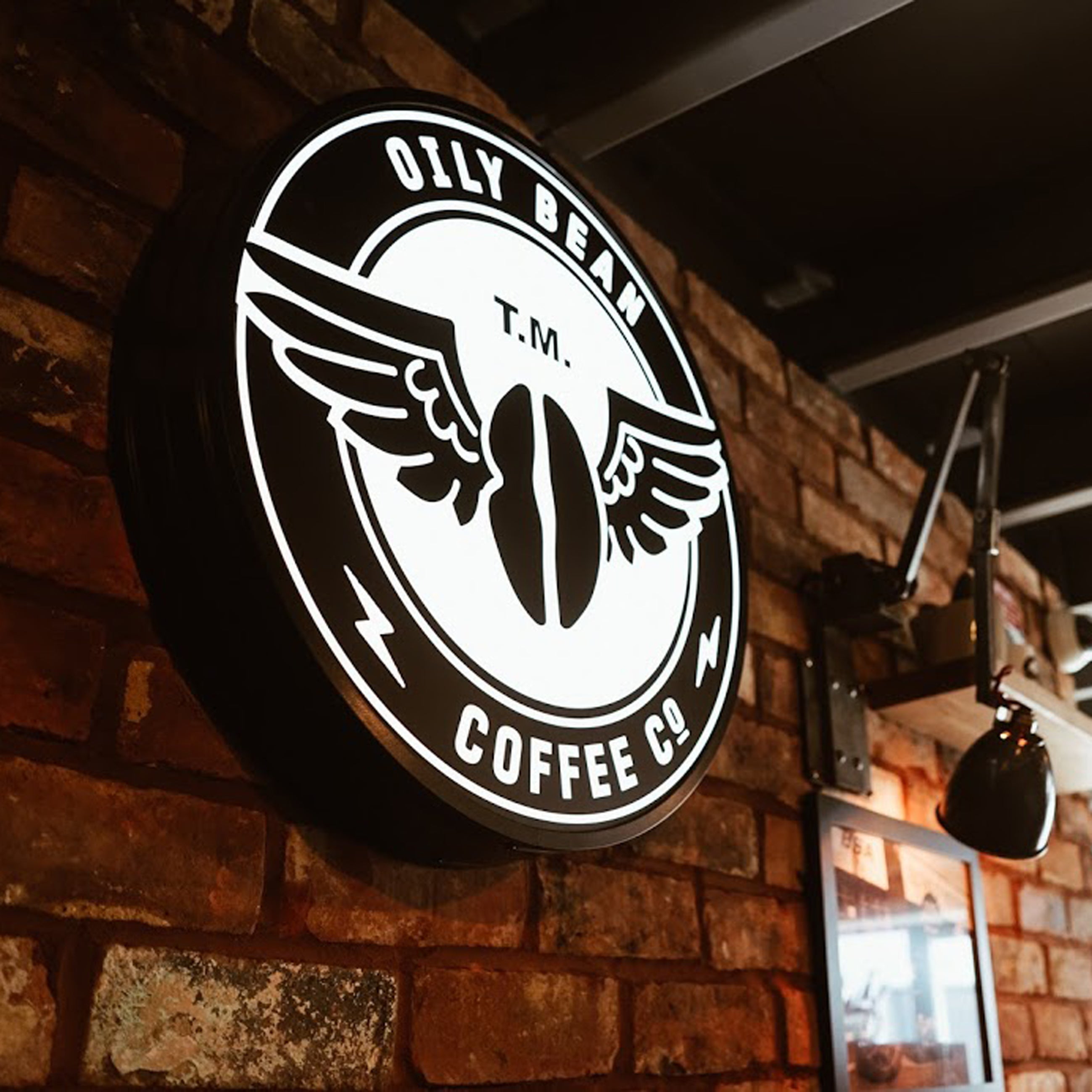 Oily Bean Coffee Co Mug + Free coaster