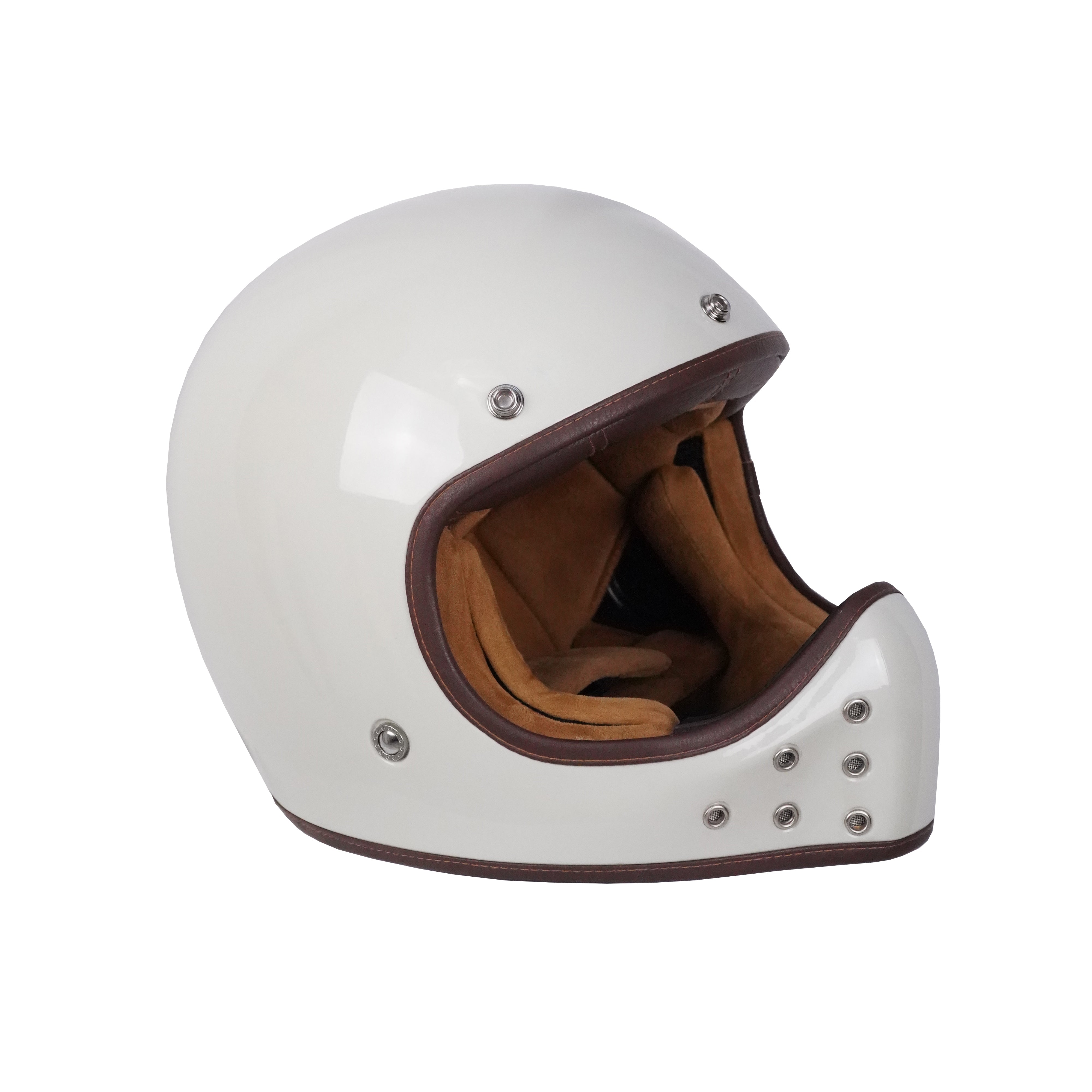 By City The Rock Full Face Helmet - White Bone | Oily Rag Co