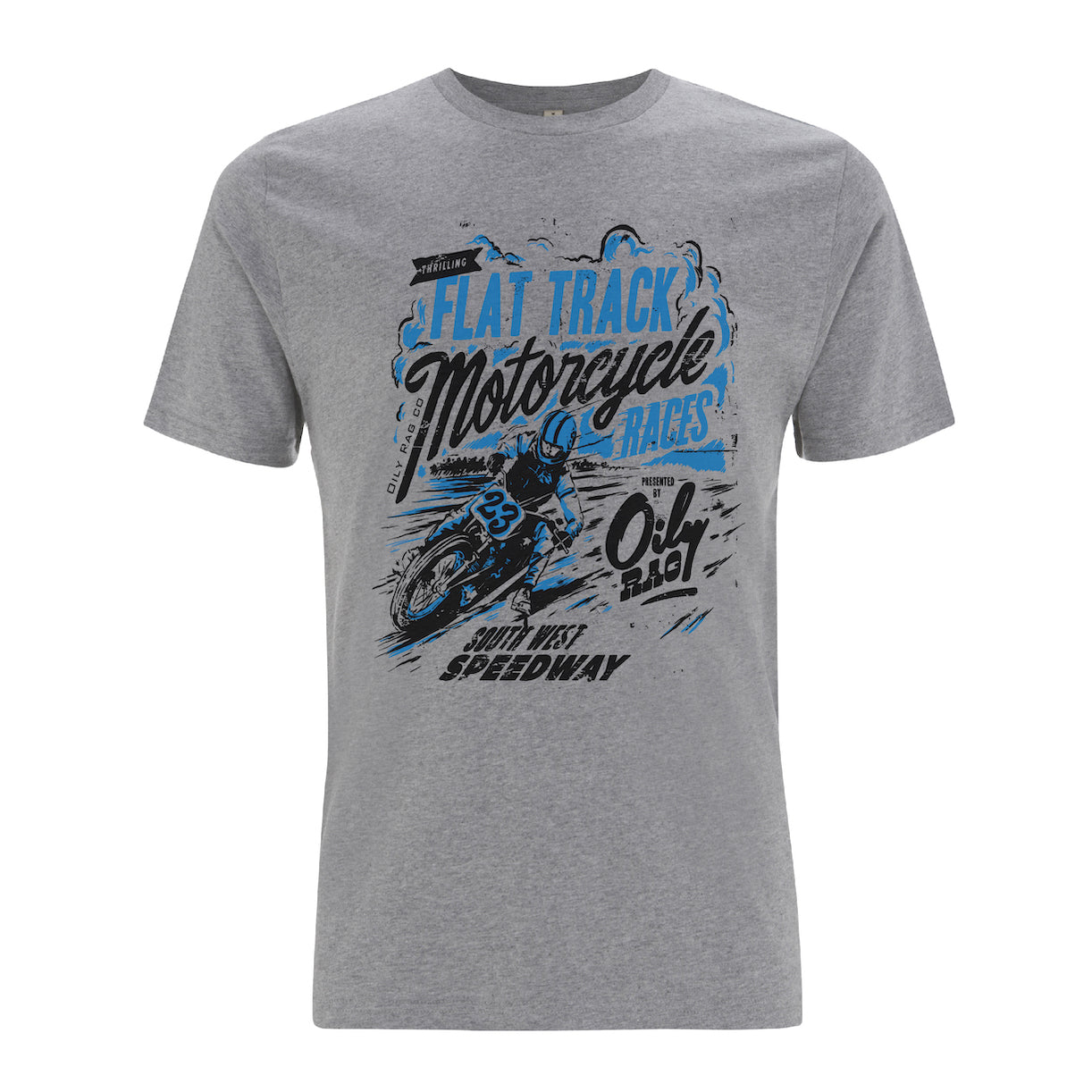 Flat Track Race T Shirt | Oily Rag Co