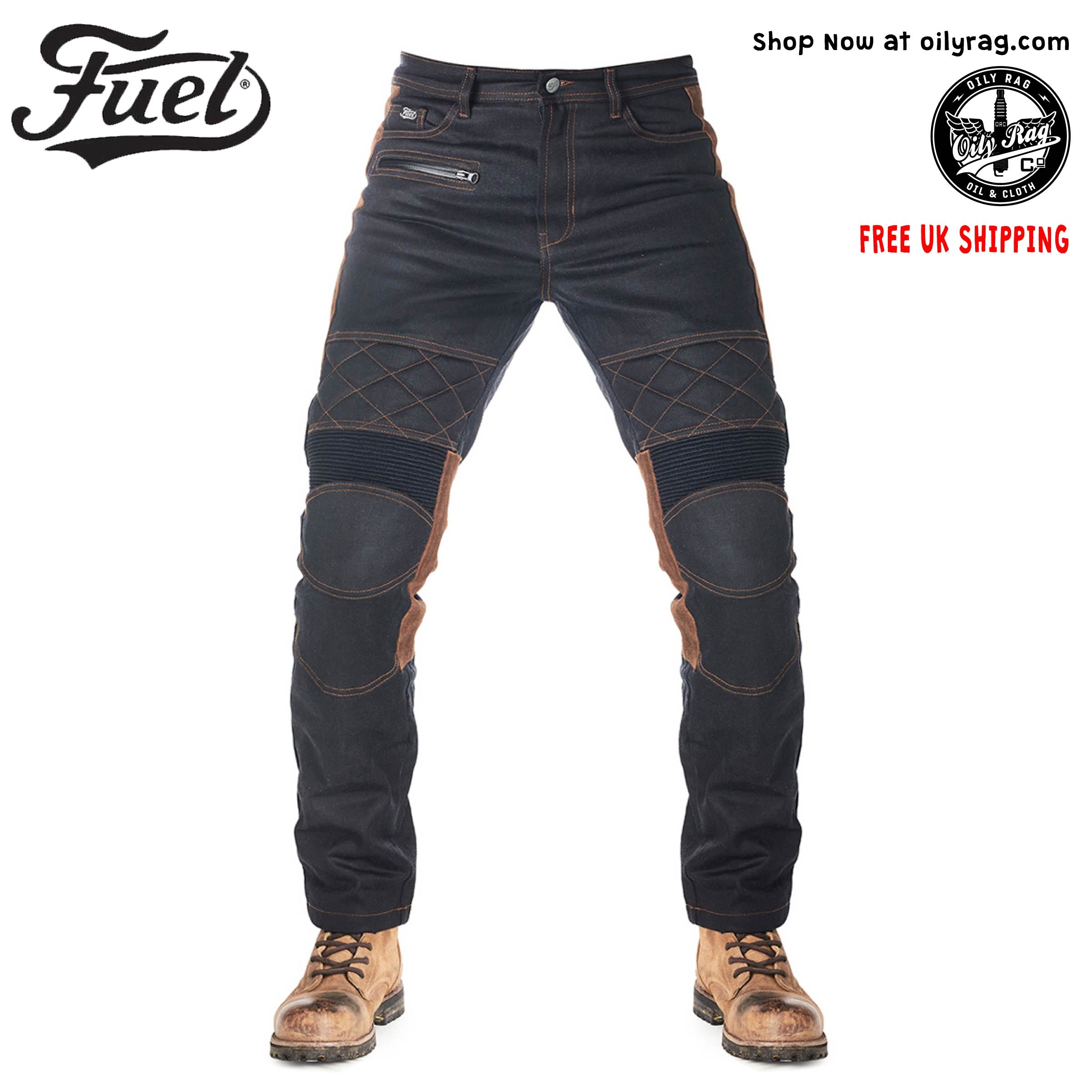 Fuel Sergeant 2 Trousers - Waxed Denim | Oily Rag Co
