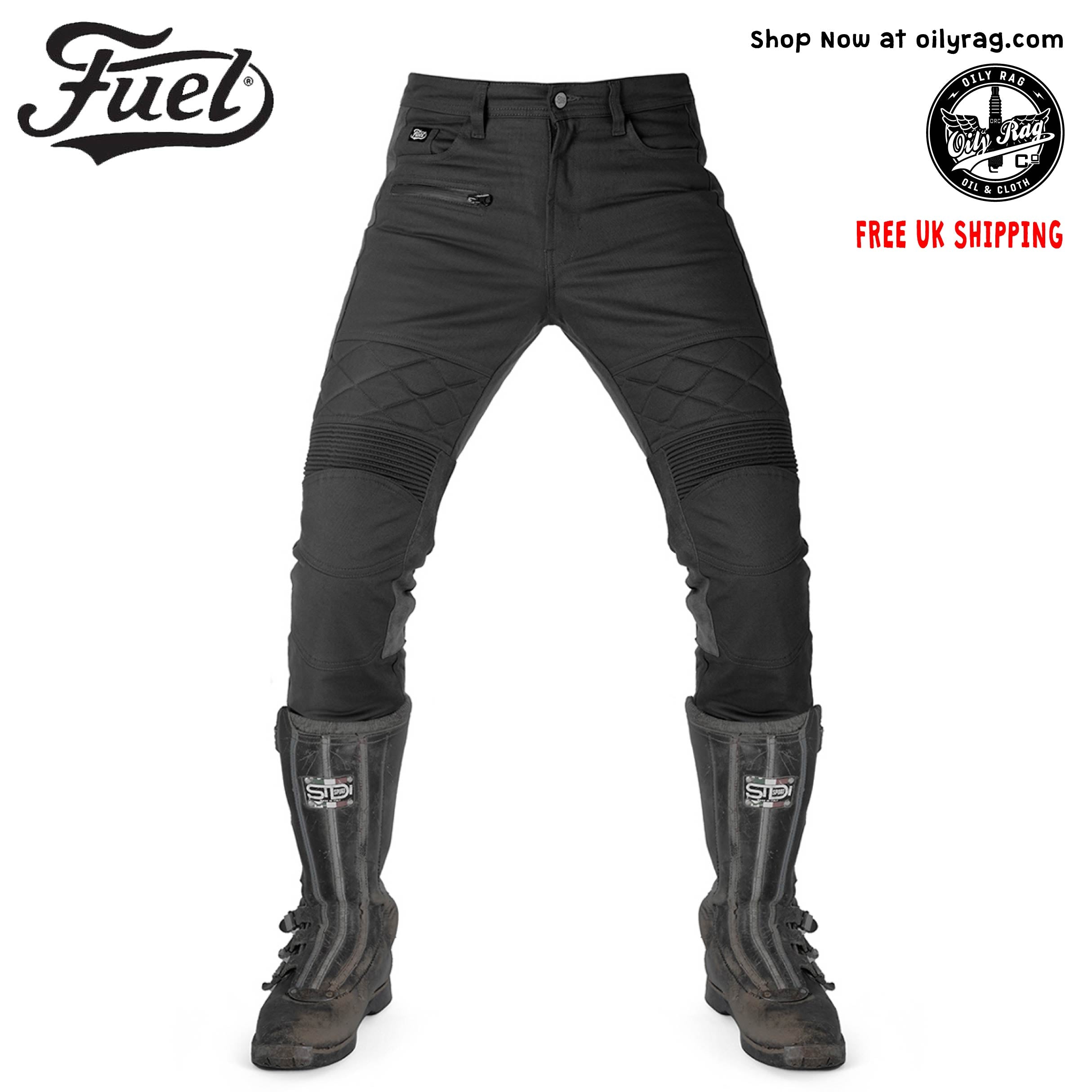 Fuel Sergeant 2 Trousers - Black | Oily Rag Co