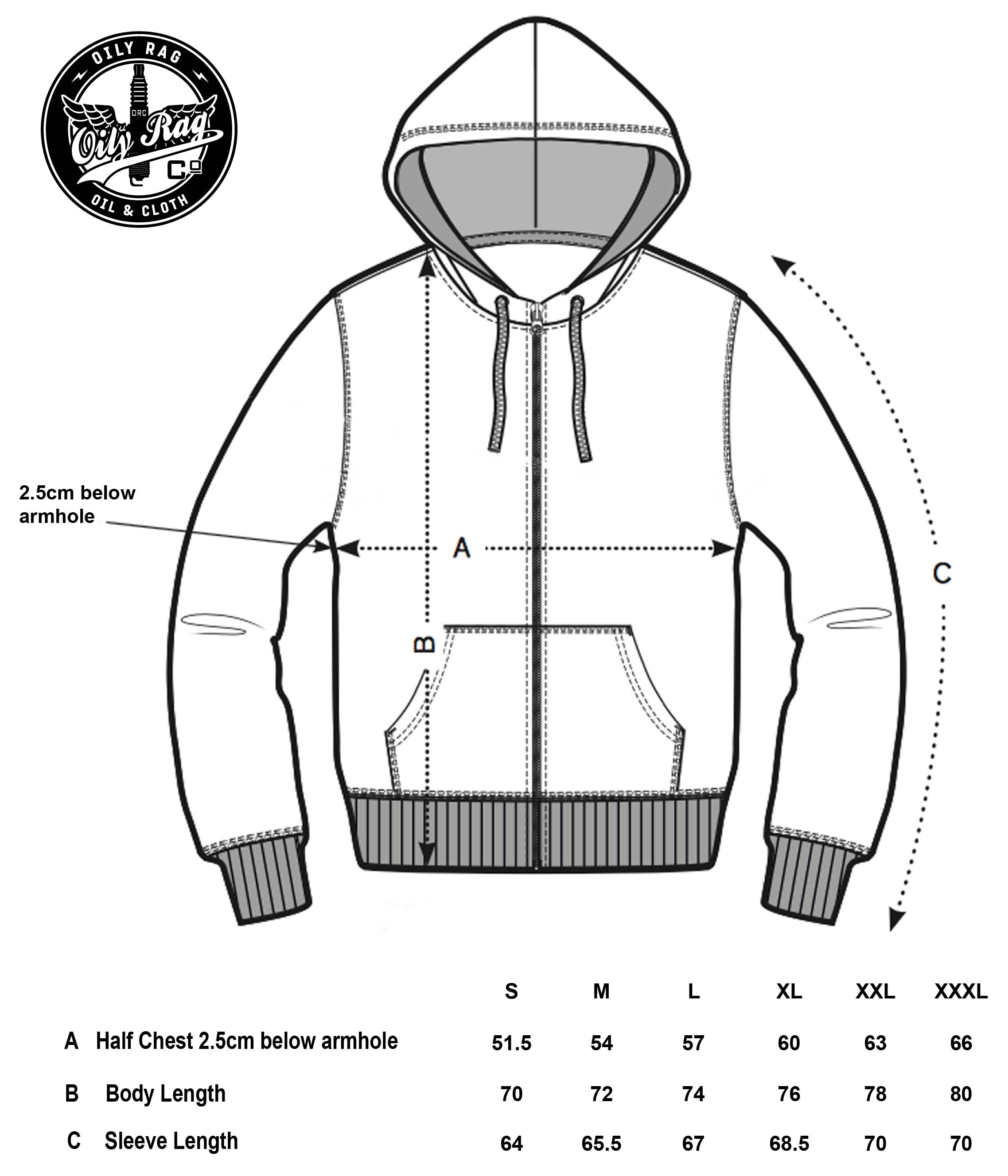 Spark Plug Zip-Thru Hoodie - Back Print - Black