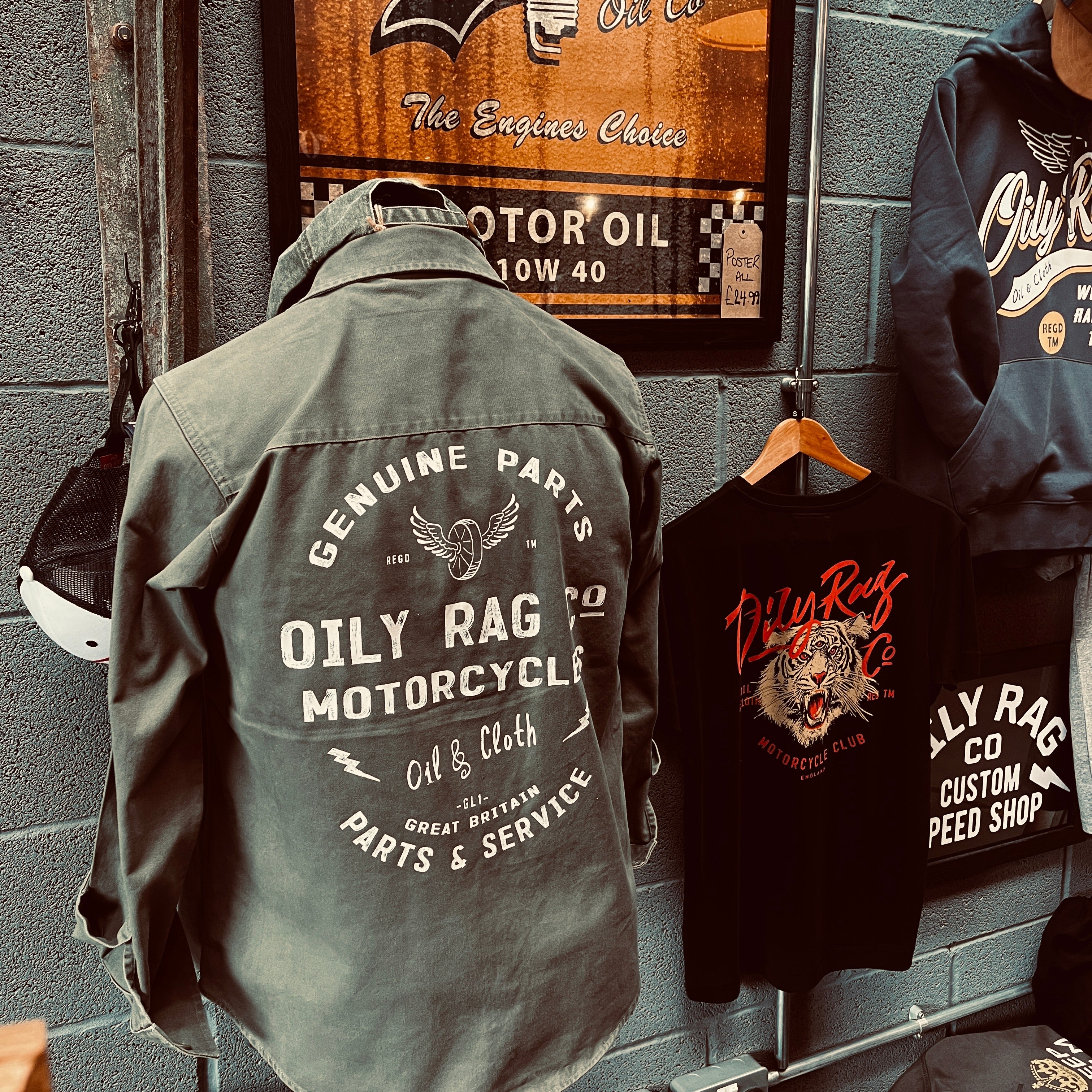 Oily Rag Co Parts & Service Drill Shirt - Khaki