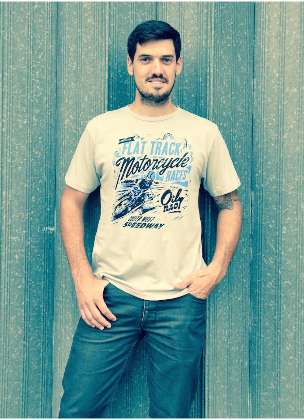 Flat Track Race T Shirt