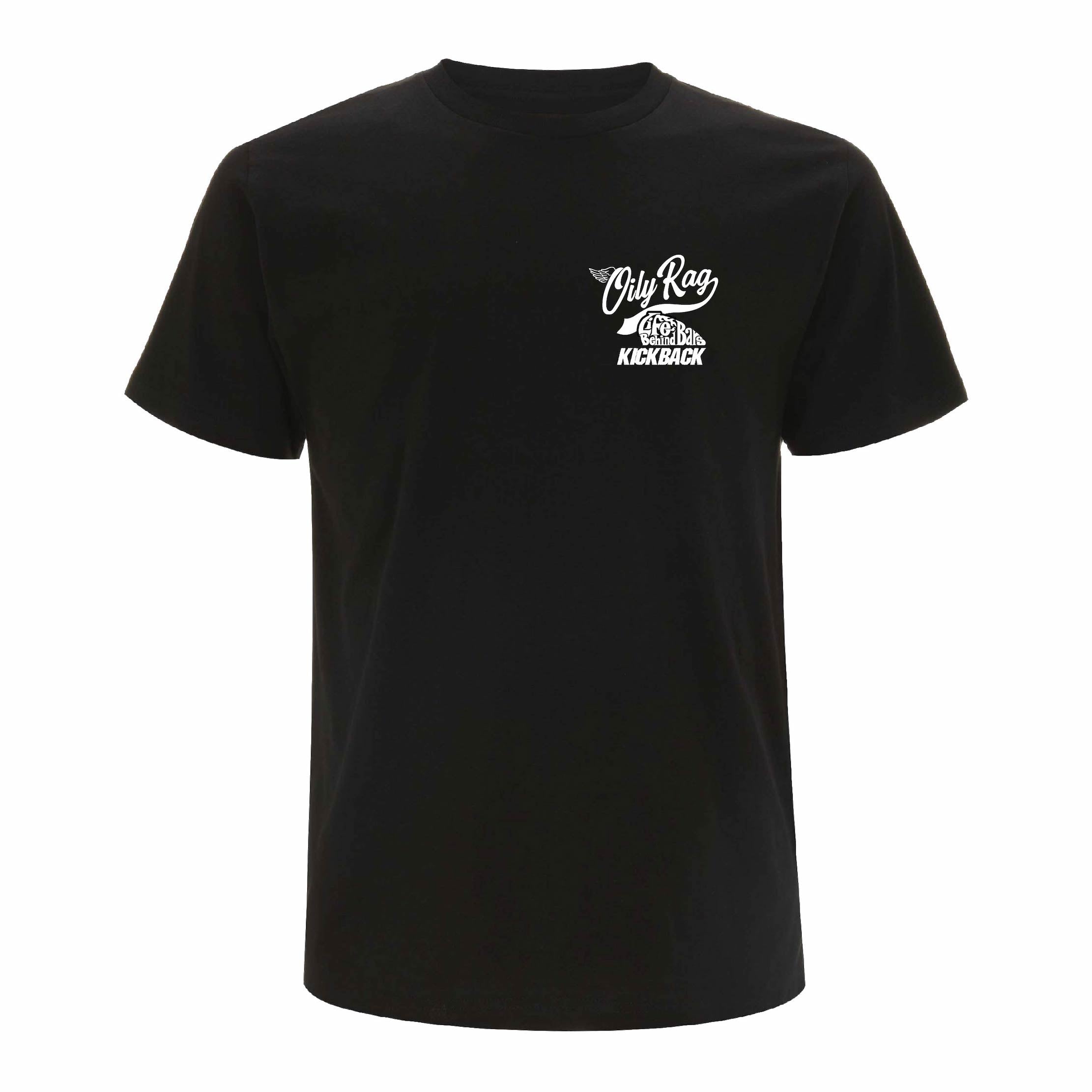 Kickback Prison Tee - Back Print - Black