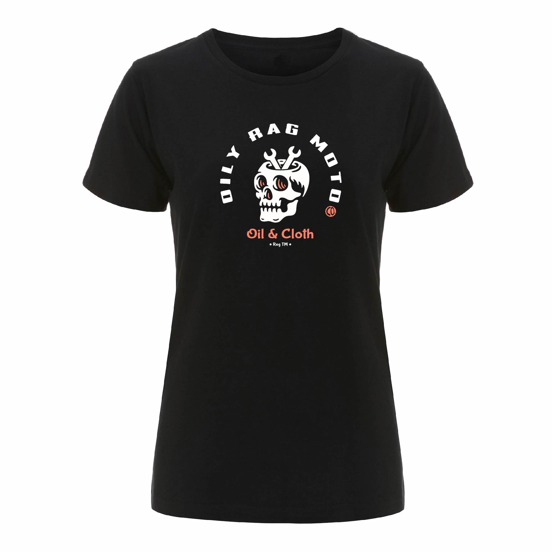 Oily Rag Moto Skull T-shirt - Black | Oily Rag Co