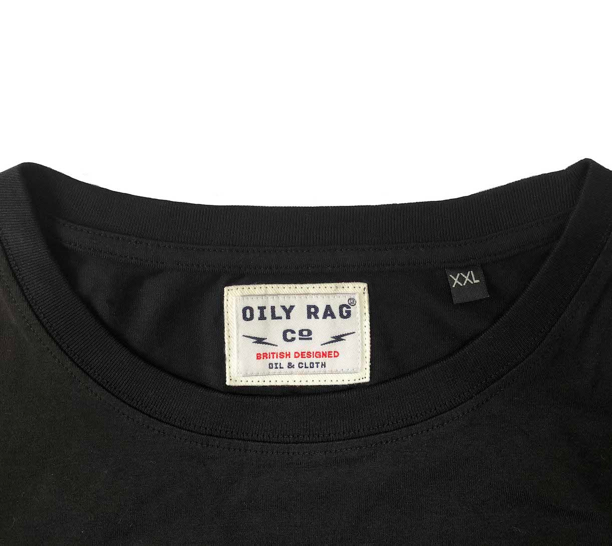 Spark Plug T-shirt  - back print - Black - Black Label Collection