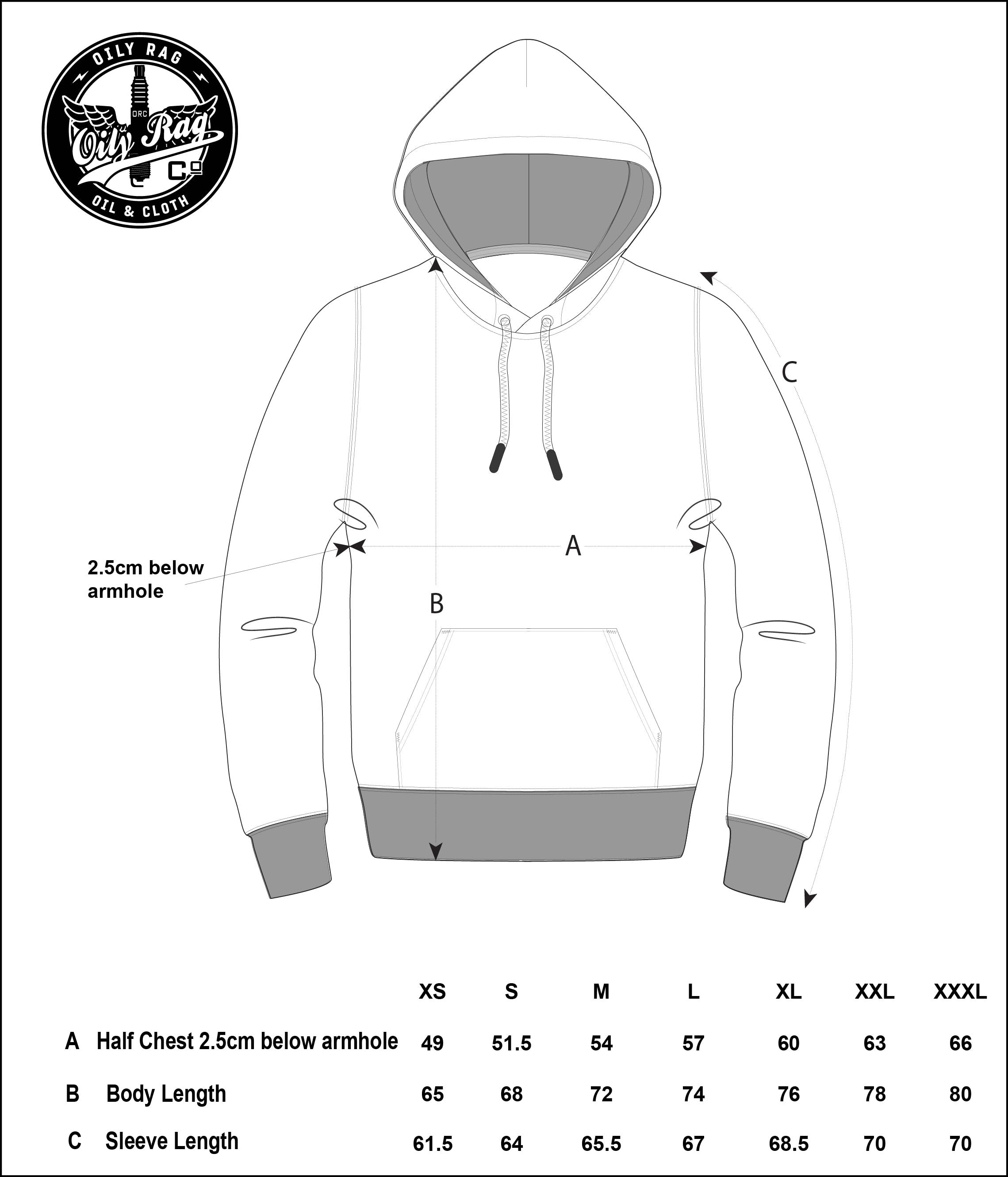 Spark Plug Pullover Hoodie - Back Print - Black