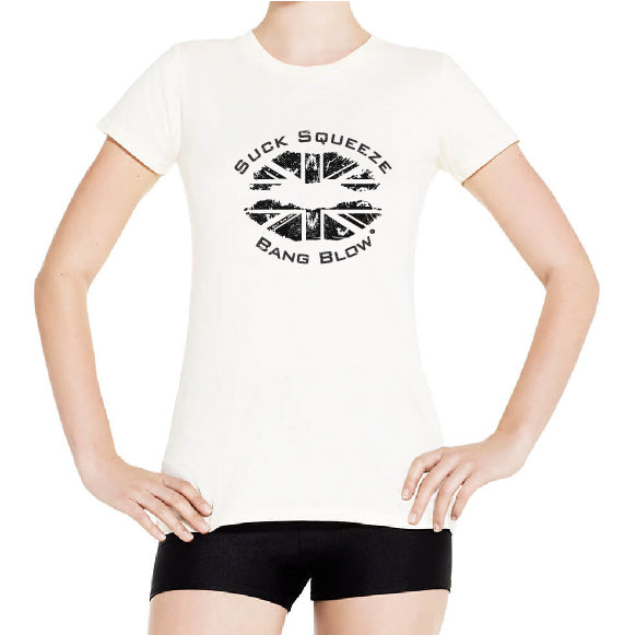 Suck Squeeze Bang Blow Kiss T-shirt - White | Oily Rag Co
