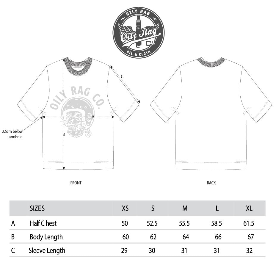 Moto Tiger Ladies Boxy Heavy Top - Slate Grey