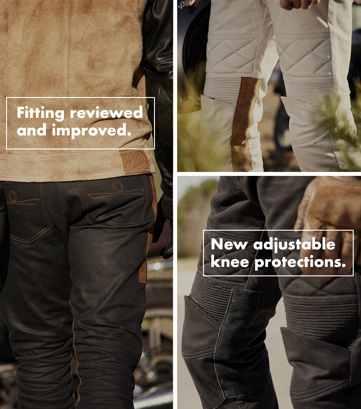 fuel sergeant pants trousers jeans biker motorcycle road safety protective gear