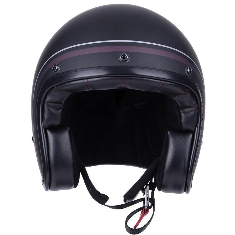 By City - By City Two Strokes Matte Black Open Face Jet Helmet - Helmets - Salt Flats Clothing