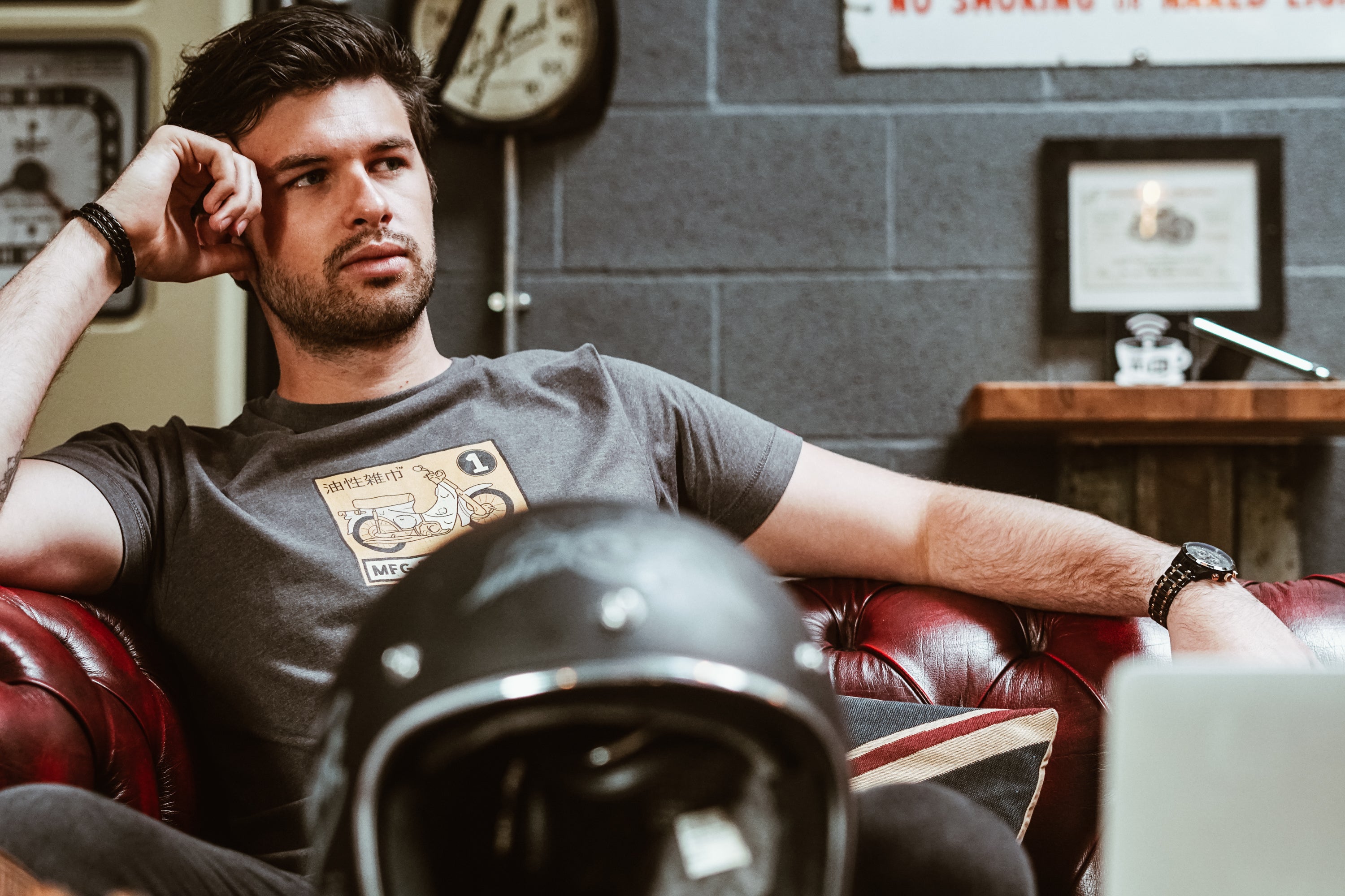 Cub JPN Japan T-Shirt - Grey - Black Label Collection