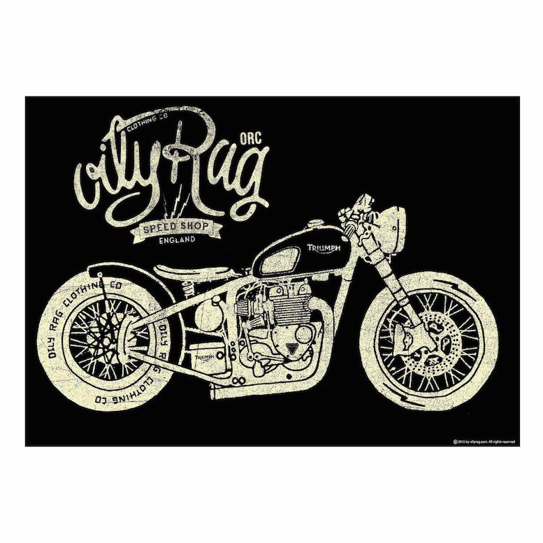 Oily Rag Speed Shop Print - Size A1 841mm x 594mm | Oily Rag Co